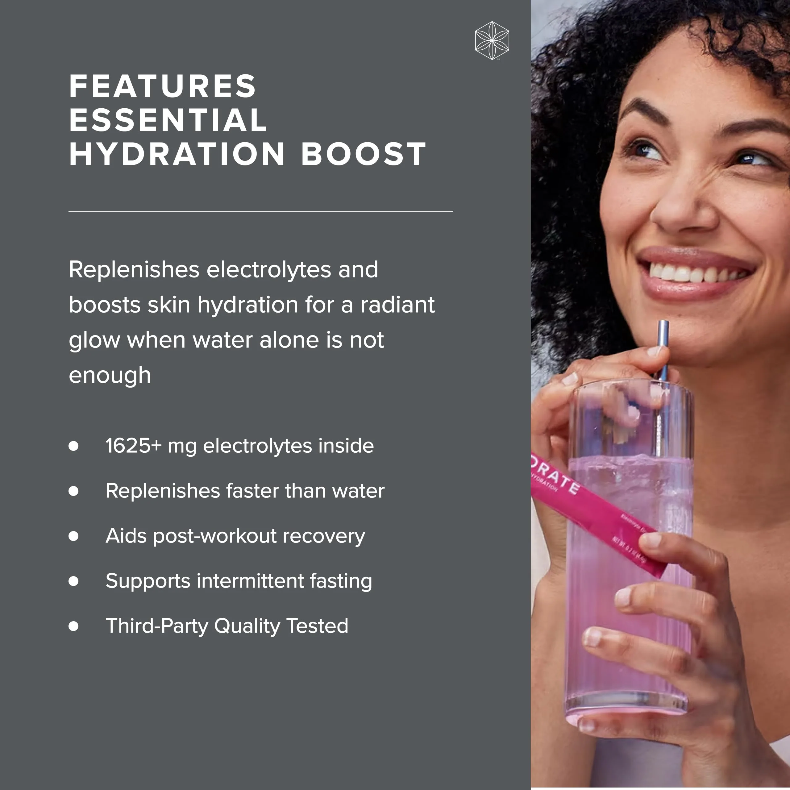 Isagenix Hydrate - Superior Hydration with 1625+ mg of Essential Electrolytes - No Added Sugar - Raspberry Flavor - 0.2 oz Sticks - 24 Servings - Image 5