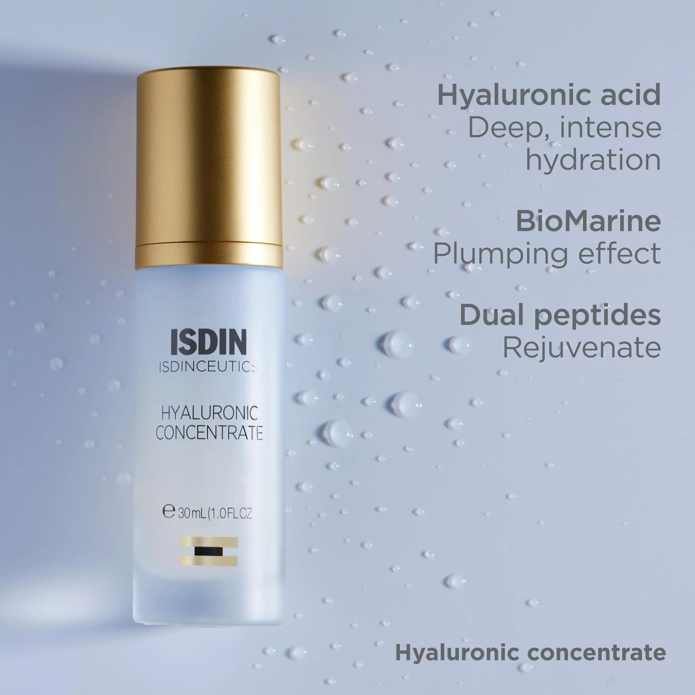 Isdinceutics Hyaluronic Concentrate, Lightweight Face Serum with Hyaluronic Acid, 1.0 FL OZ - Image 4