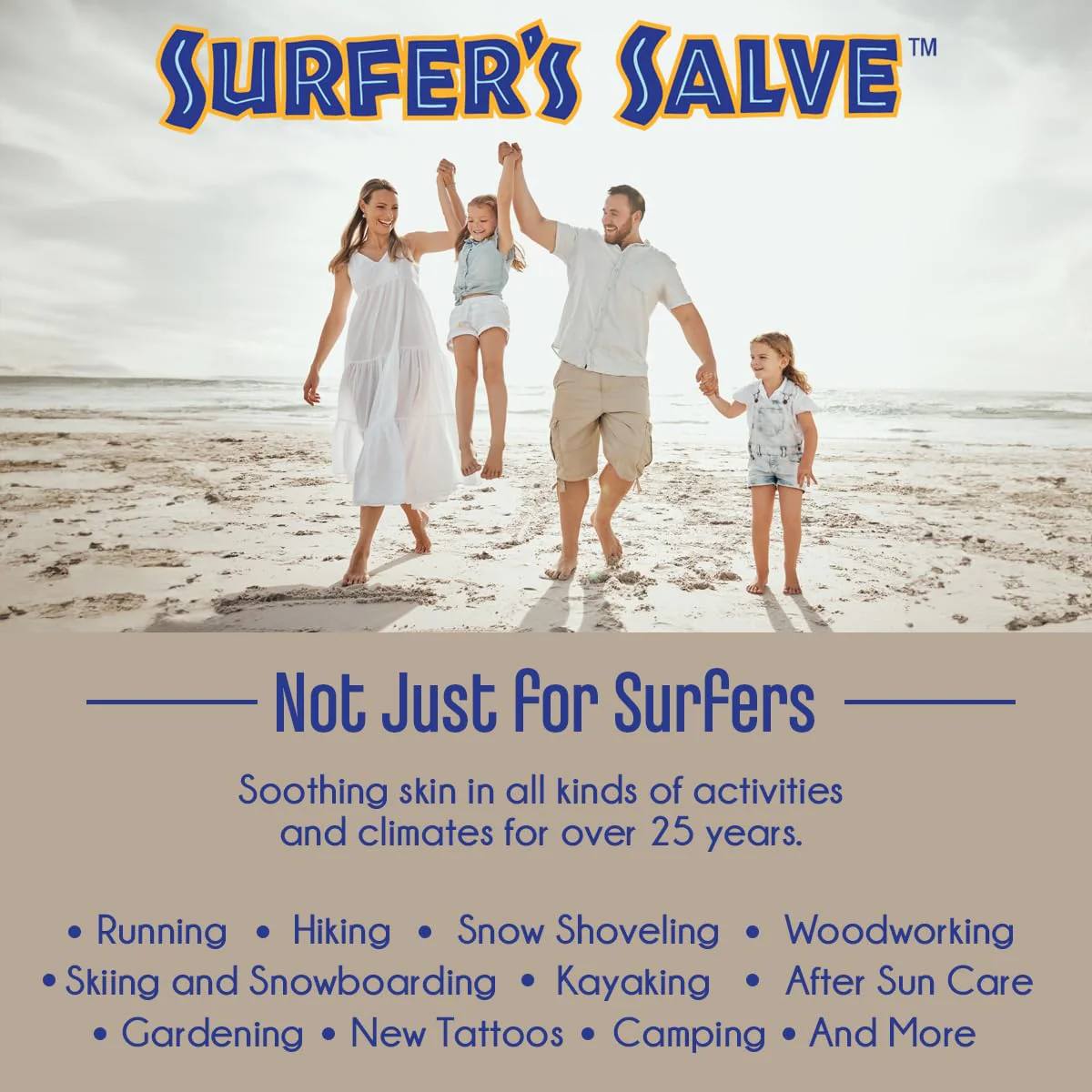 Island Soap & Candle Works Surfer's Salve - All Natural Skin Soothing Balm - Moisturizing Anti-Chafing Ointment for Insect Bites, Sunburn, Windburn, Chapped Lips, Rashes & New Tattoos - 4 Ounce - Image 4