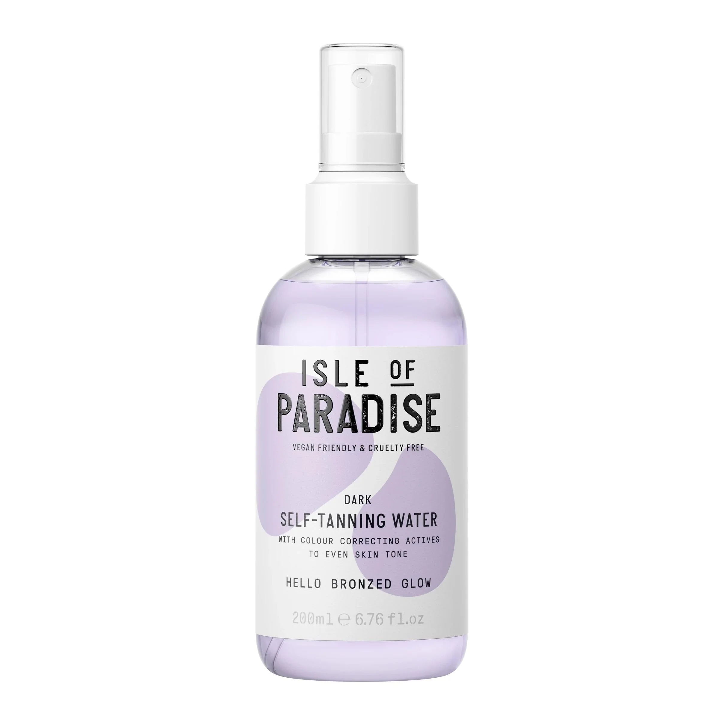 Isle of Paradise Self Tanning Water- Dark, Clear Self Tan Mist, Transfer-Proof Formula for Face & Body, Vegan & Cruelty-Free, Streak-Free Application, Non-Comedogenic 6.76 fl oz. - Image 2