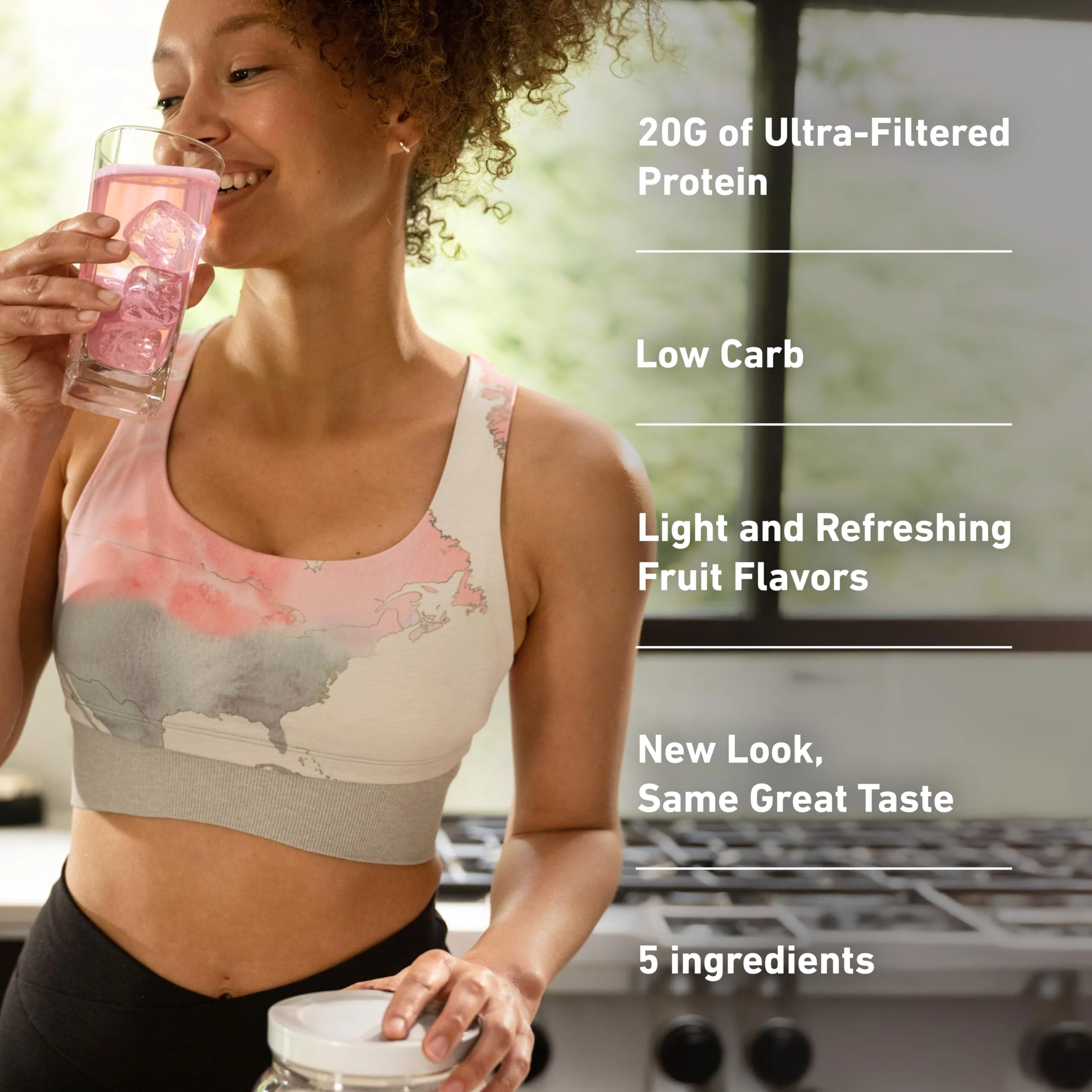 Isopure Clear Whey Isolate Protein Powder, Lactose Free, Gluten Free, Naturally Flavored, Watermelon Lime, 20g Protein Per Serving, 14.1 Oz, 16 Servings (Packaging May Vary) - Image 5