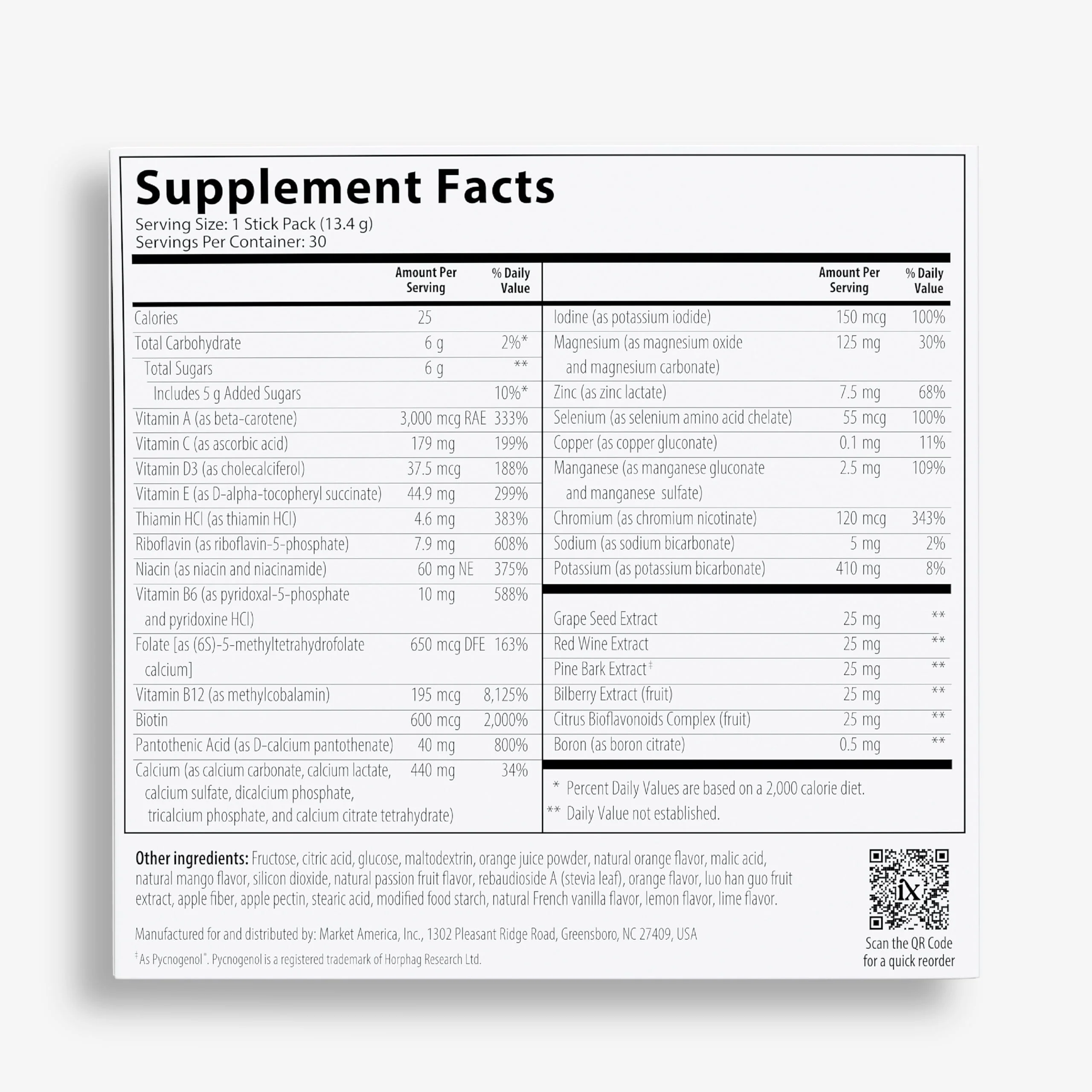 Isotonix® Daily Essentials Multivitamin Powder Packets – 4-in-1 Formula with Multivitamin, Activated B-Complex, Calcium Plus & OPC-3 with Pycnogenol® – Isotonic Delivery – Gluten Free-30 Packets - Image 2