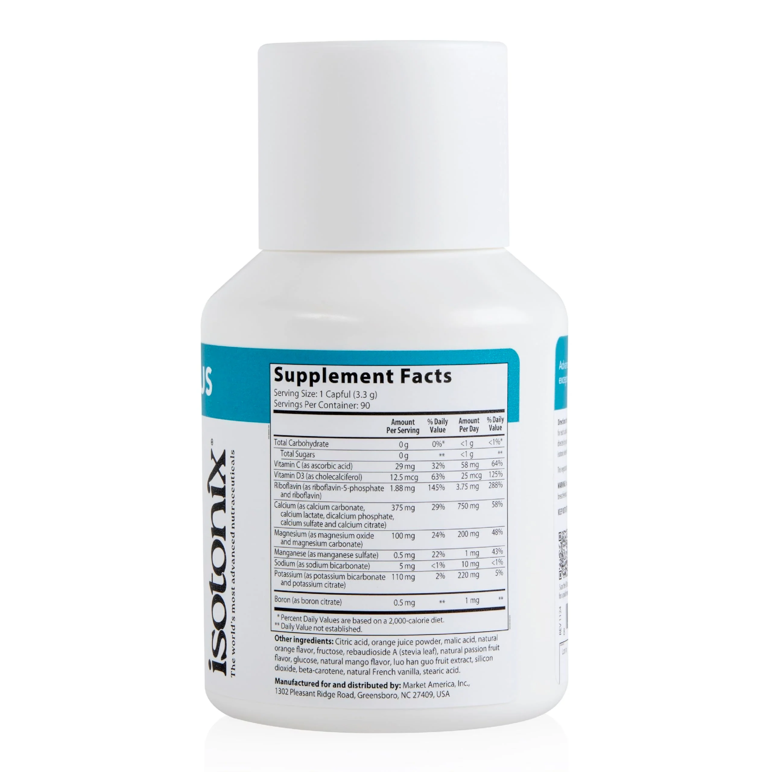 Isotonix Calcium Plus – Calcium Supplement for Women and Men with Magnesium, Vitamin D3, and Vitamin C – Fast Absorbing Isotonic Formula – Calcium Citrate & 5 Salts - 90 Servings - Image 2