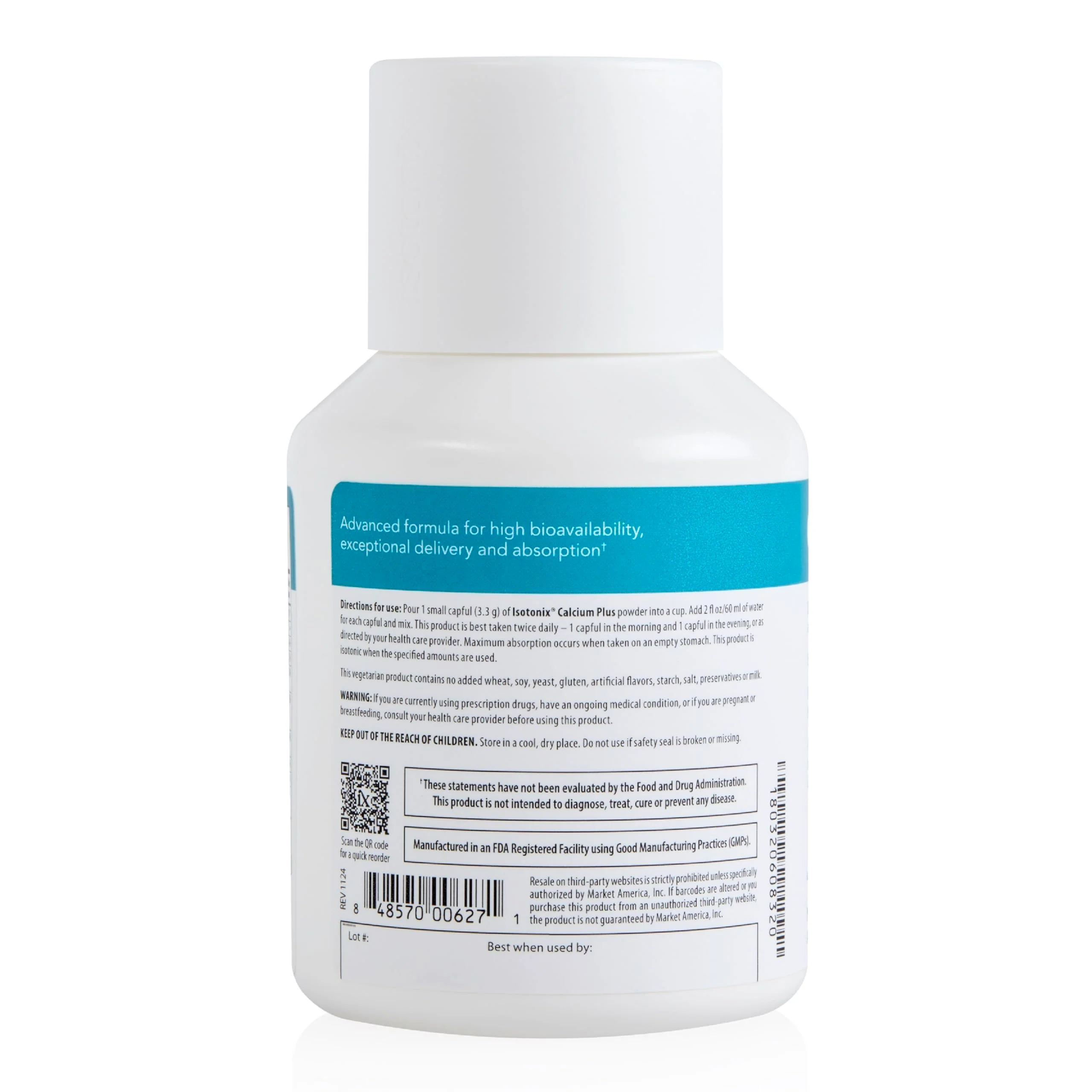 Isotonix Calcium Plus – Calcium Supplement for Women and Men with Magnesium, Vitamin D3, and Vitamin C – Fast Absorbing Isotonic Formula – Calcium Citrate & 5 Salts - 90 Servings - Image 3