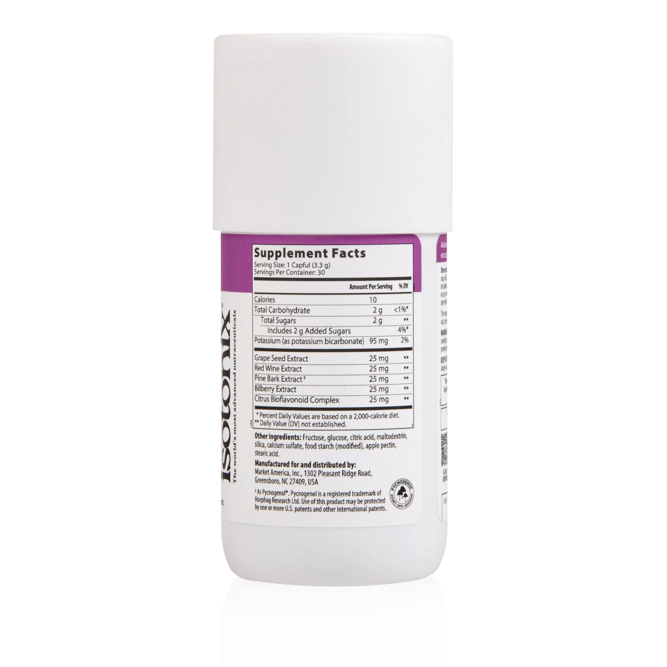 Isotonix OPC-3 Antioxidant Supplement - Pycnogenol, Grape Seed Extracts, Bilberry, Red Wine & Pine Bark Extracts - for Heart & Circulatory Support - Isotonic, Vegan, Gluten Free - 30 Servings - Image 4