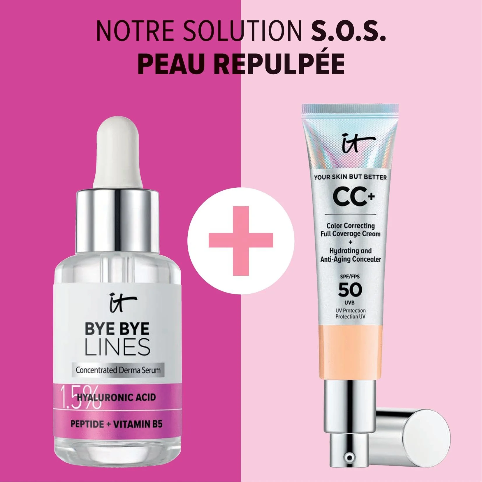 IT Cosmetics Bye Bye Lines Hyaluronic Acid Serum for Face - Hydrating Anti-Aging Facial Serum With Peptide & Vitamin B5, Visibly Plumps Skin, Smooths Look of Fine Lines, For All Skin Types - 1 fl oz - Image 5