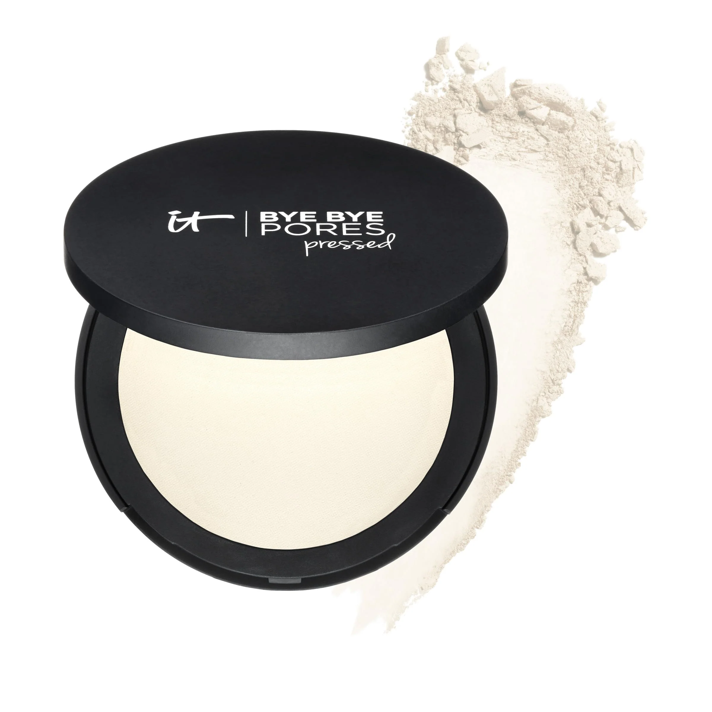 IT Cosmetics Bye Bye Pores Pressed Finishing Powder - Universal Translucent Shade - Contains Anti-Aging Peptides, Hydrolyzed Collagen & Antioxidants - 0.31 oz - Image 2