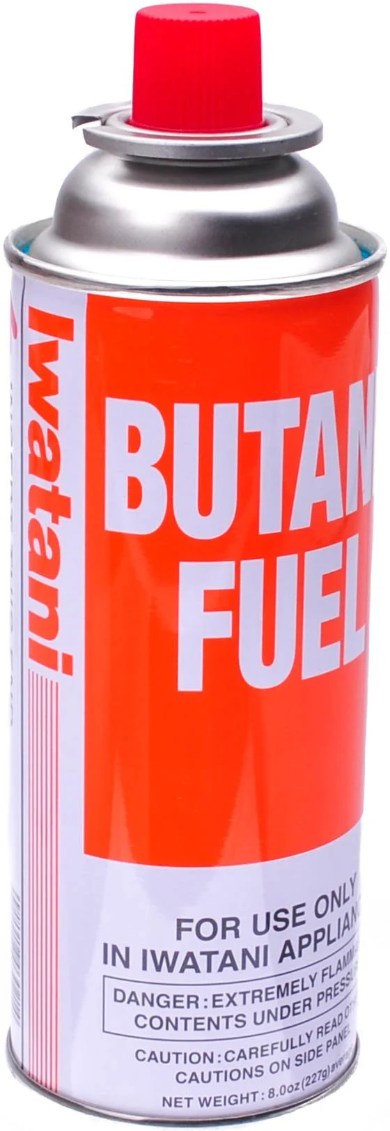 Iwatani BU-6 CassetteFeu Butane Fuel Canister For Butane Stove & Torch Refills, 8-Ounce Corporation of America BU-6 Butane Fuel Canister for Portable Butane Stove, Red - Image 2