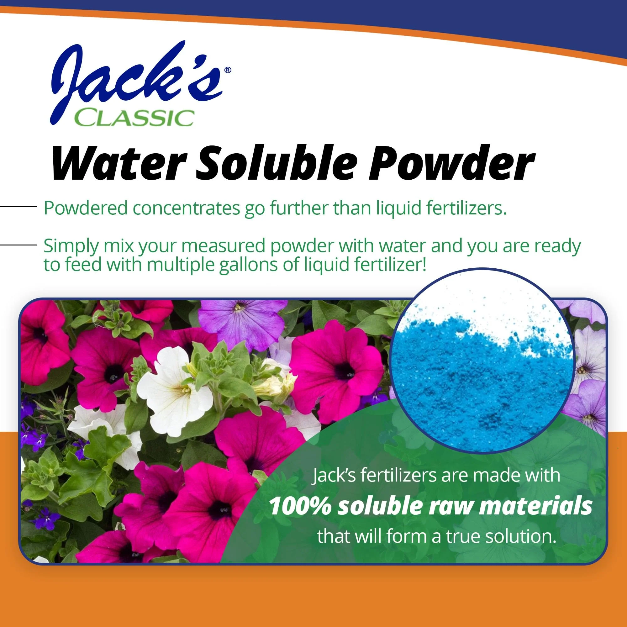 Jack's Classic 10-30-20 Blossom Booster Water-Soluble Fertilizer with Micronutrients for Increasing Color and Quantity of Blooms in Flowering Plants, 10lbs - Image 3