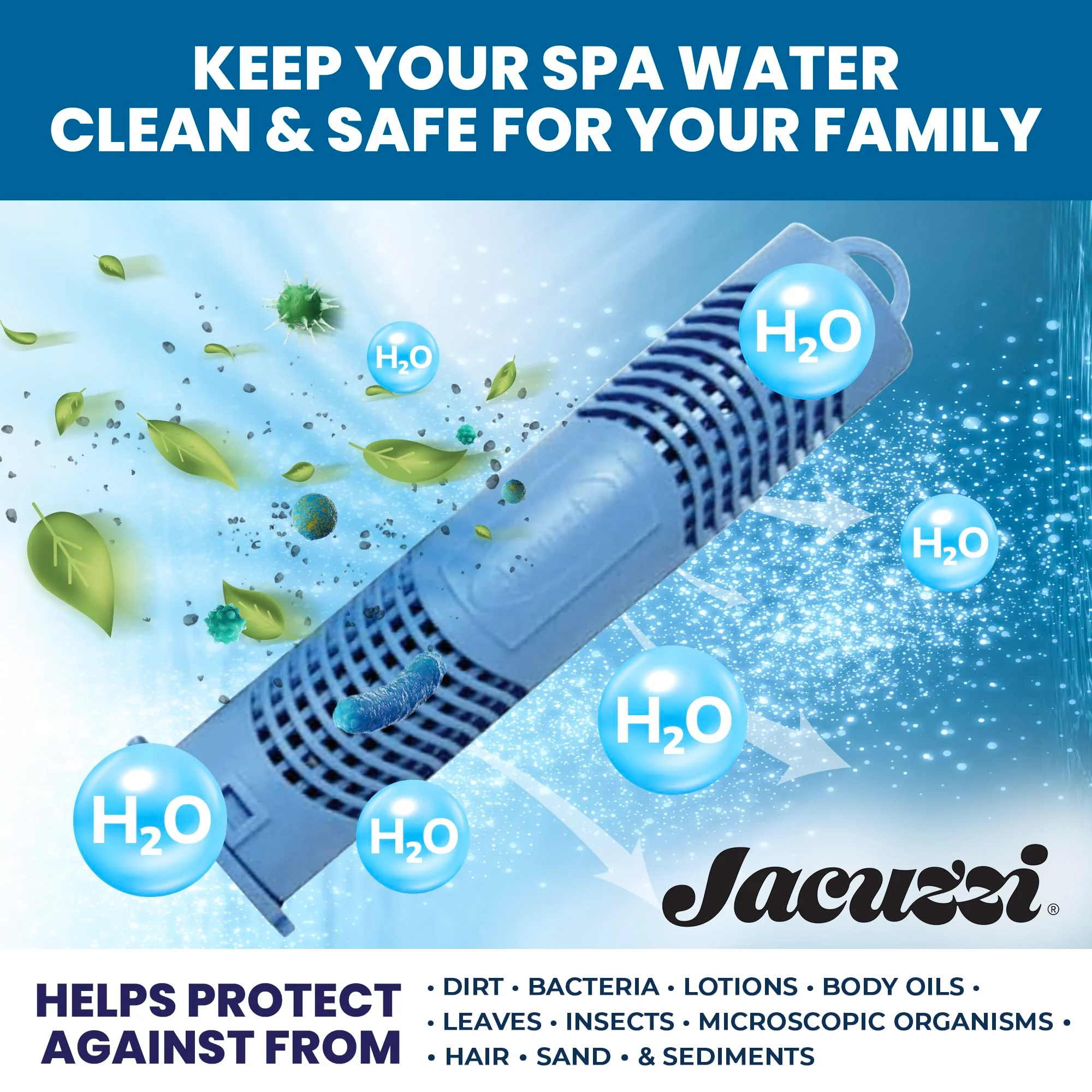 Jacuzzi ProClear Mineral Spa Sanitizer Cartridge – 2890-185, Hot Tub Mineral Cartridge for J-300, J-400 & J-500 Series, Easy-to-Install Design Supports Balanced Water and Reduced Chemical Use - Image 4