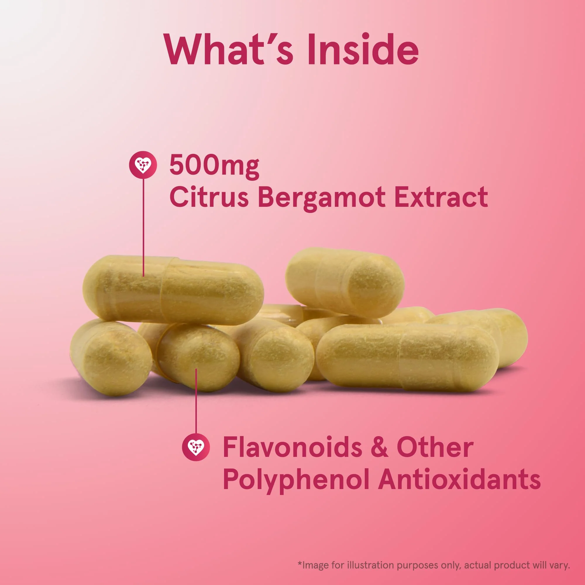 Jarrow Formulas Citrus Bergamot Supplement 500 mg - 60 Servings (Veggie Caps) - Antioxidant Support for Cardiovascular & Metabolic Health - Dietary Supplement - Vegan Gluten-Free- Use with QH-Absorb - Image 9
