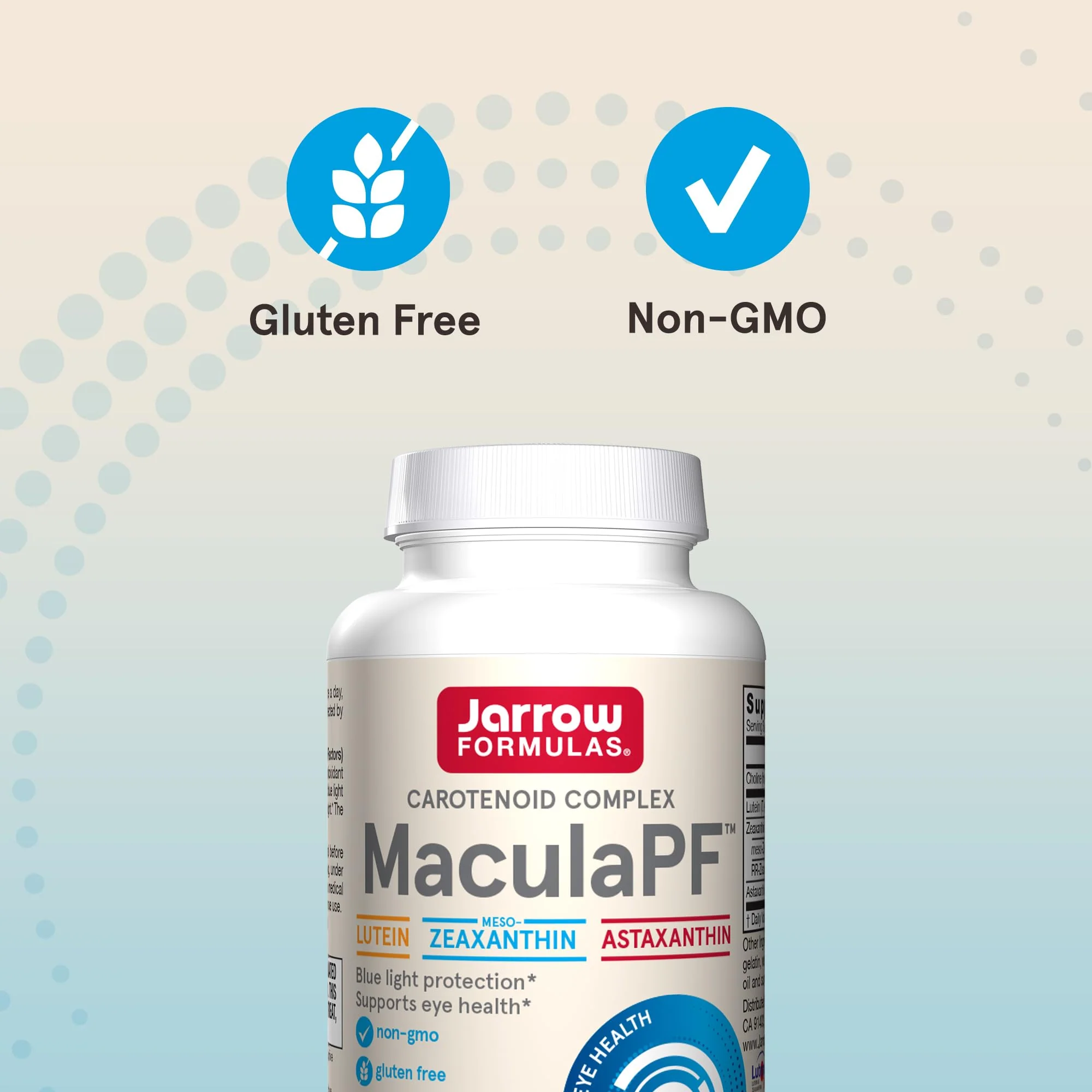 Jarrow Formulas MaculaPF Carotenoid Complex, Dietary Supplement, Supports Eye Health, 30 Softgels, Up to a 30 Day Supply - Image 6
