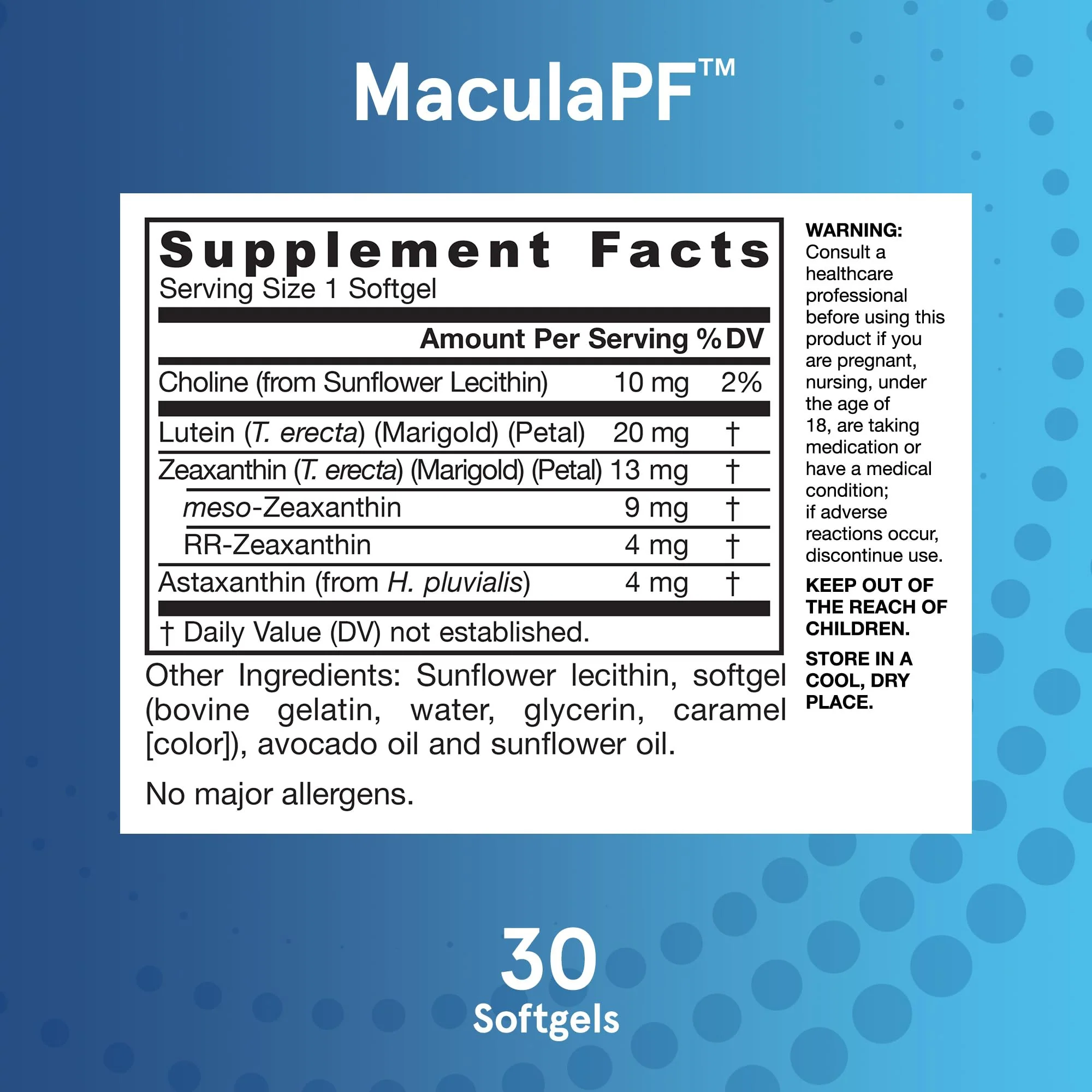 Jarrow Formulas MaculaPF Carotenoid Complex, Dietary Supplement, Supports Eye Health, 30 Softgels, Up to a 30 Day Supply - Image 7