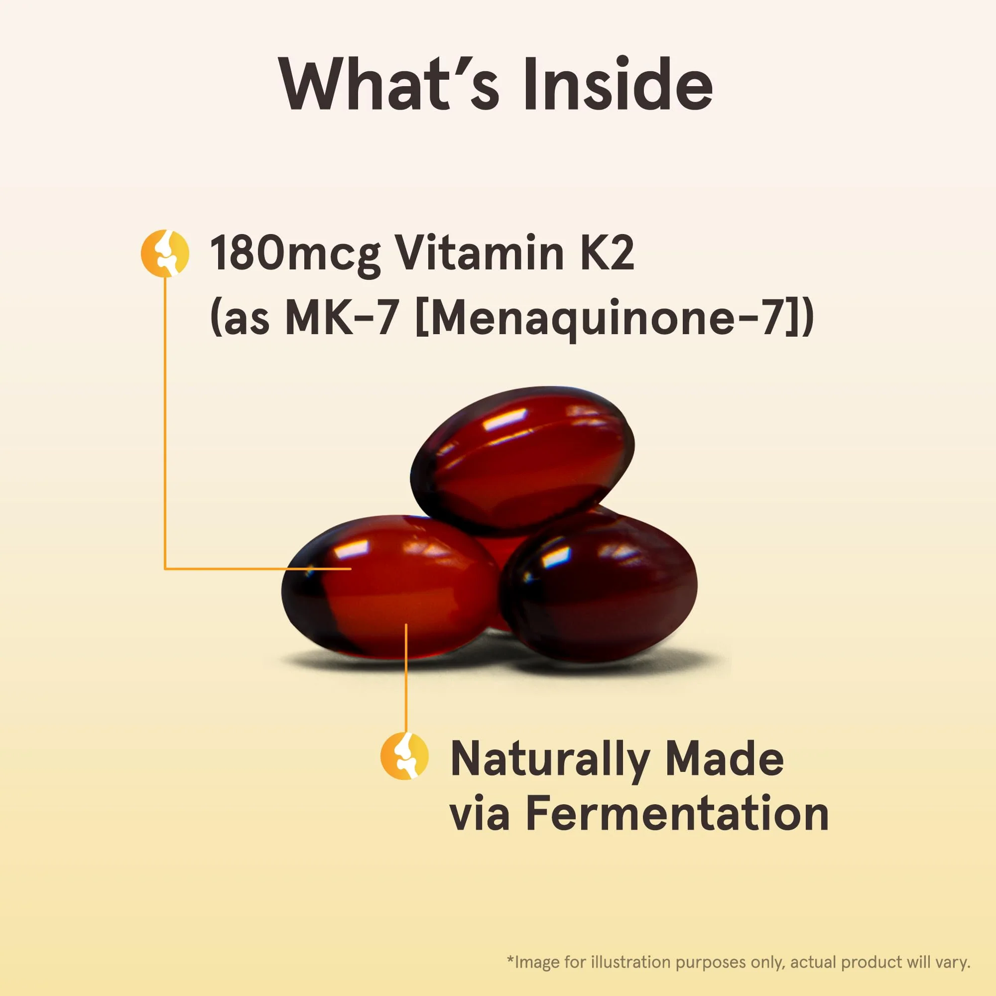 Jarrow Formulas MK-7 180 mcg - Bioactive Form of Vitamin K2-30 Servings (Softgels) - for Bone & Cardiovascular Health - Vitamin K2 MK-7 Dietary Supplement - Gluten Free - Image 9