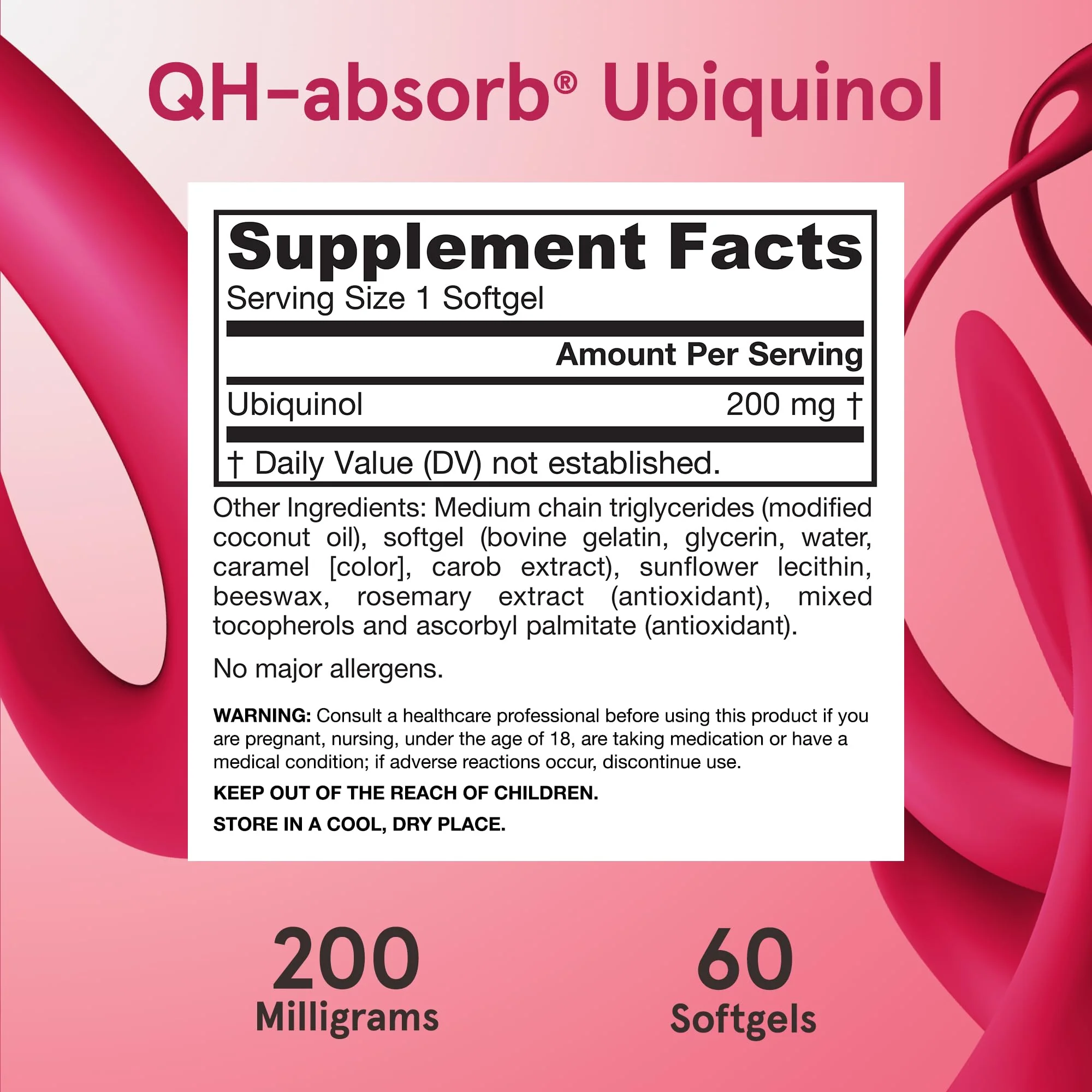 Jarrow Formulas QH-absorb 200 mg - High Absorption Co-Q10 - Active Antioxidant Form of Co-Q10 - Supports Mitochondrial Energy Production &Cardiovascular Health - Up to 60 Servings - Image 5