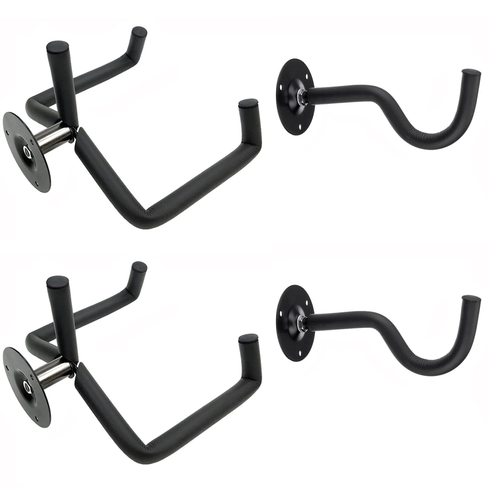 Jashem Guitar Wall Mount - Acoustic & Electric Guitar, Ukulele, Banjo & Mandolin Wall Hanger (2 Packs)