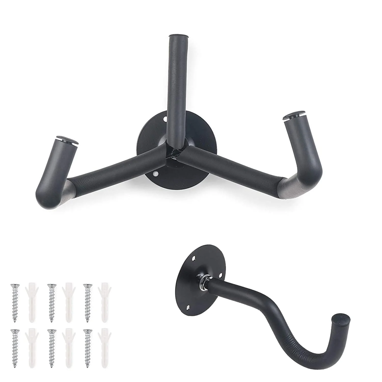 Jashem Guitar Wall Mount - Acoustic & Electric Guitar, Ukulele, Banjo & Mandolin Wall Hanger (2 Packs) - Image 4