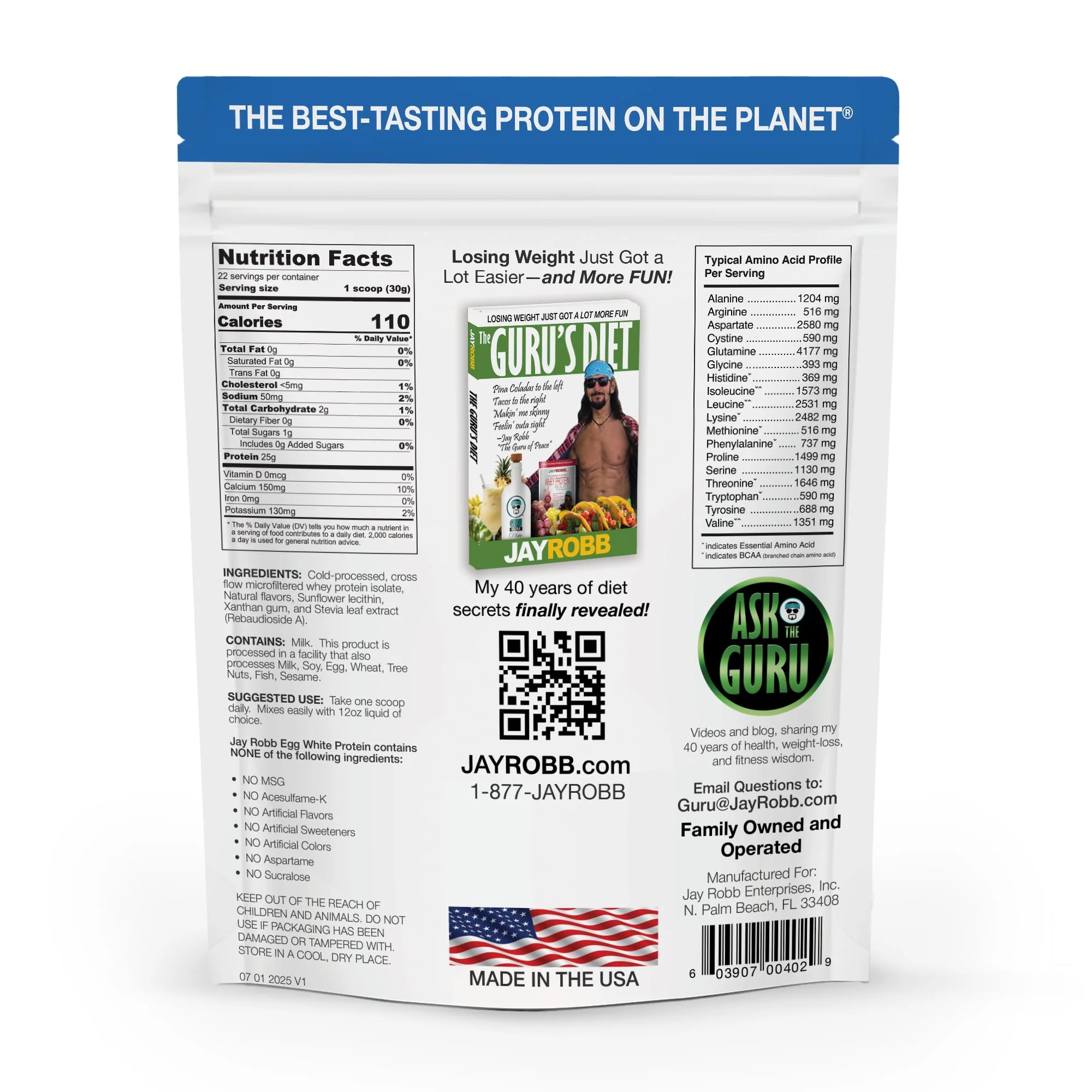 JAYROBB Whey Protein (1.5 Pound Vanilla) - Image 5