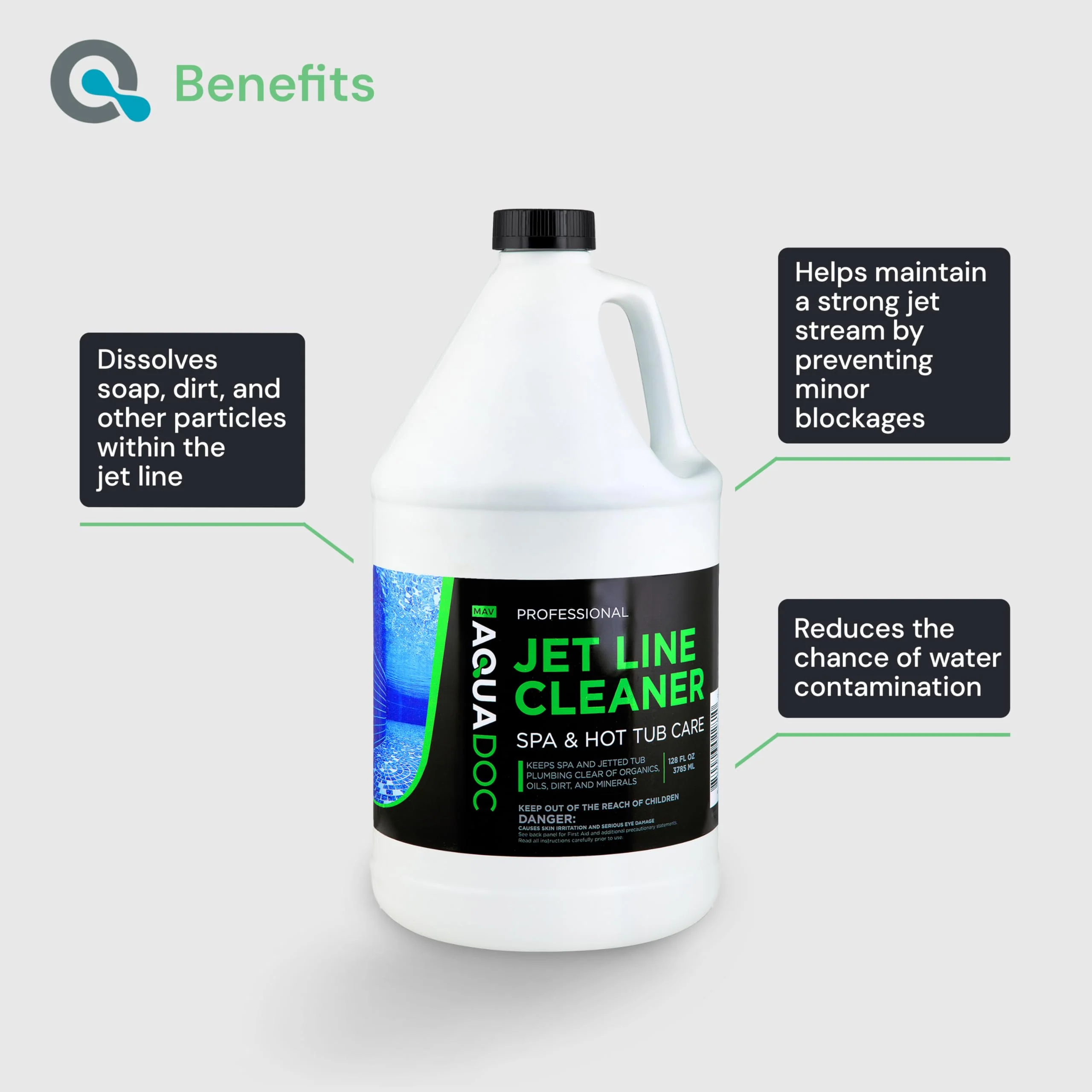 Jet Line Cleaner - 1 Gallon | Fast-Acting Spa & Jetted Tub Cleaner for Hot Tubs - Image 6