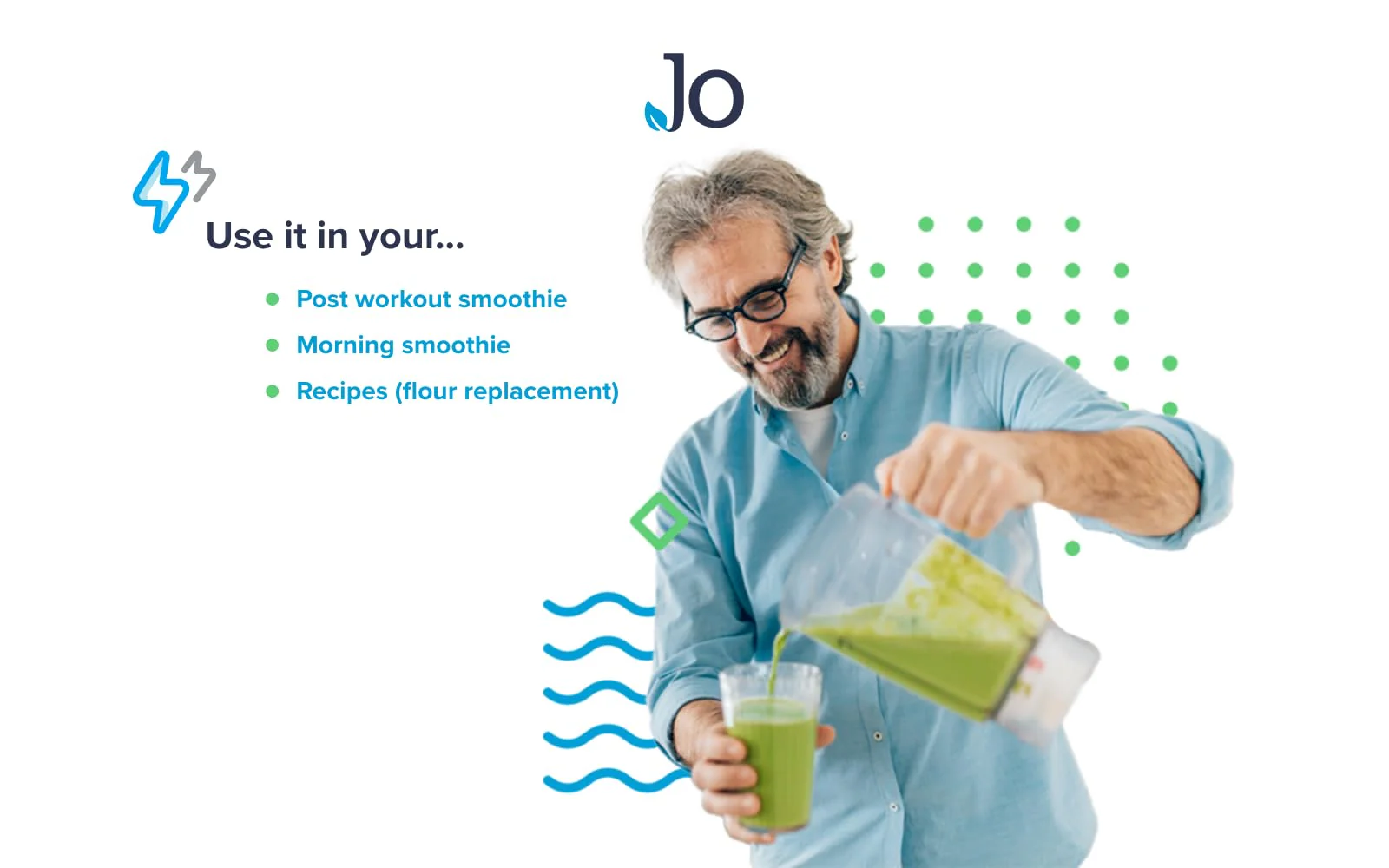 Jo’s Resistant Starch Powder - Premium Maize-Derived Superfood, Banana-Free, Lectin-Free - Fiber Supplement to Support Energy, Gut Health, Mood, and Butyrate Production (3LB Supply) - Image 5