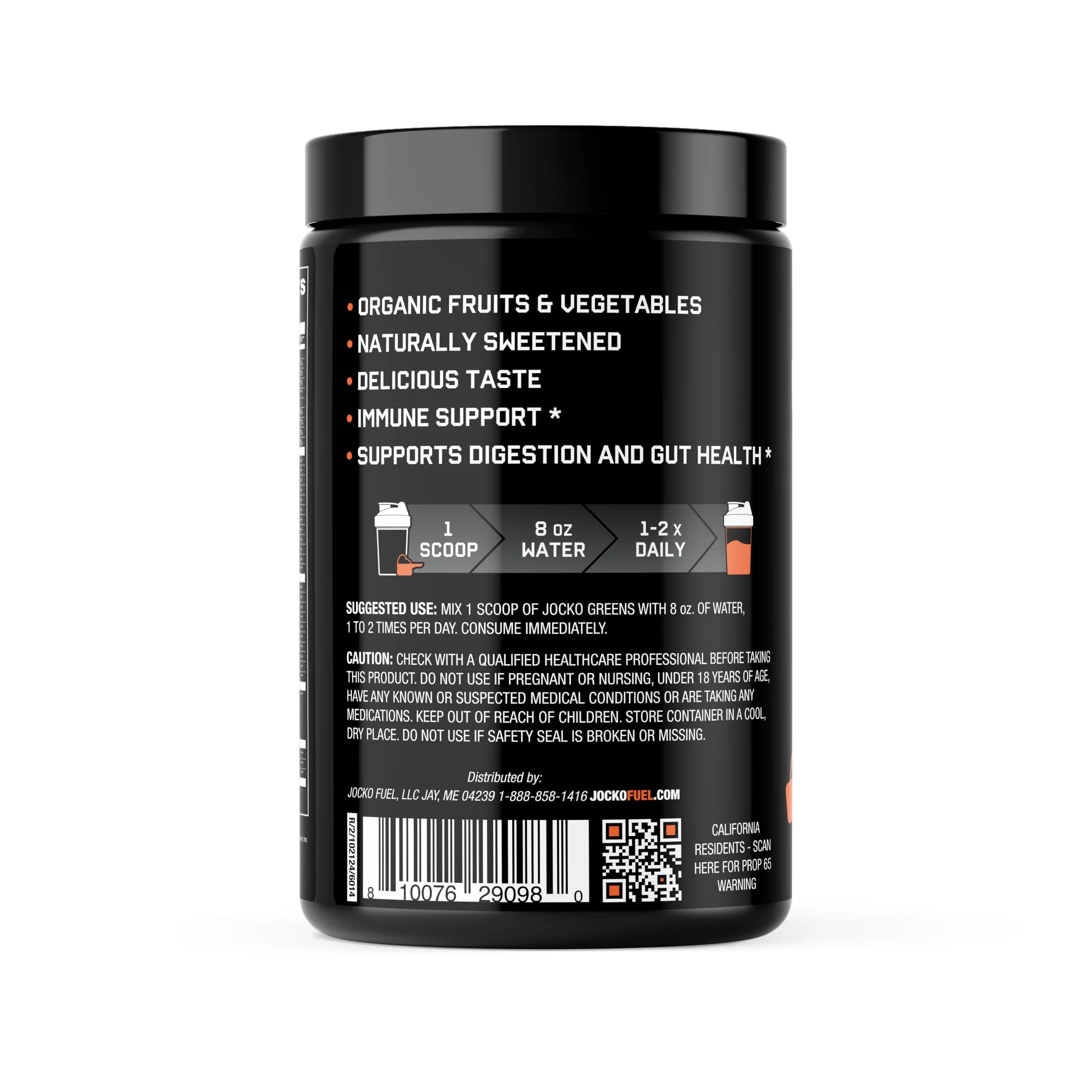 Jocko Fuel Daily Greens Powder - Premium Organic Greens Superfood Powder for Gut Health, Digestion, Bloating, Immune Support with Spirulina, Chlorella, Digestive Enzymes, & Probiotics - 30 Servings - Image 3