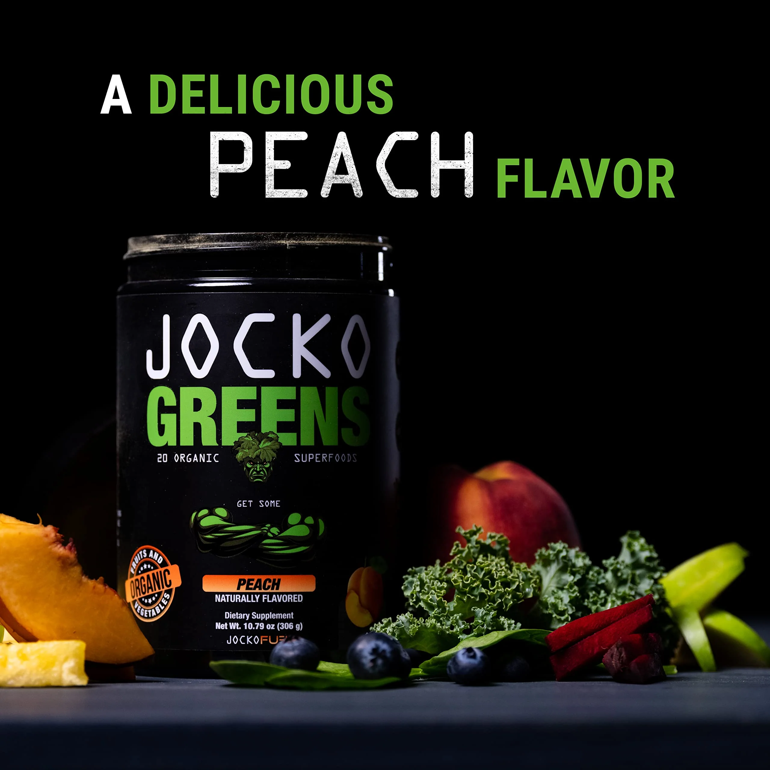 Jocko Fuel Daily Greens Powder - Premium Organic Greens Superfood Powder for Gut Health, Digestion, Bloating, Immune Support with Spirulina, Chlorella, Digestive Enzymes, & Probiotics - 30 Servings - Image 6