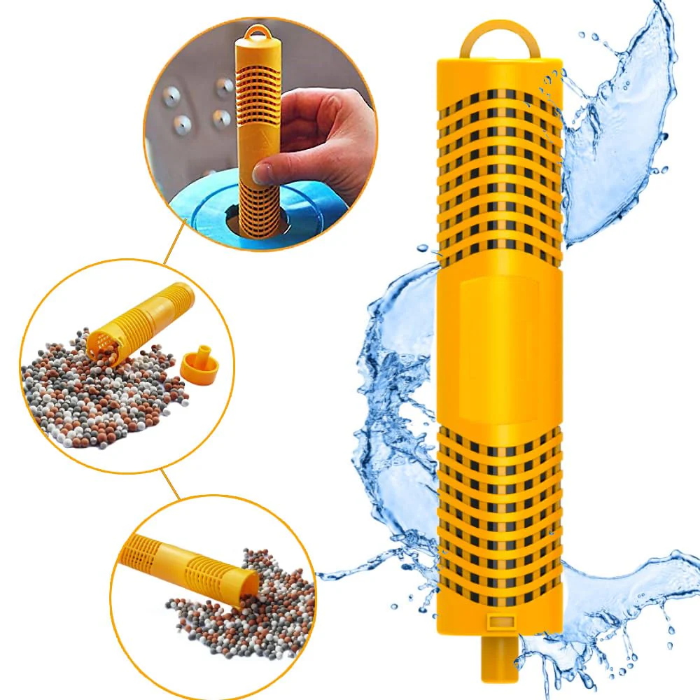 Joepoe SPA Mineral Stick, Hot Tub Stick with 4 Months Lifetime Universal for Hot Tub & Pool, Spa Mineral Cartridge Keeps Water Crystal Clear (Yellow,2-Pack) - Image 6