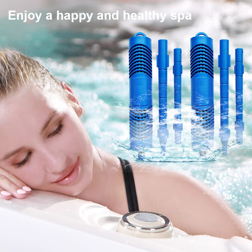 Joepoe SPA Mineral Sticks for Hot Tub, Hot Tub Stick with 4 Months Lifetime Universal for Hot Tub & Pool, Spa Mineral Cartridge Keeps Water Crystal Clear (Blue,2-Pack) - Image 4