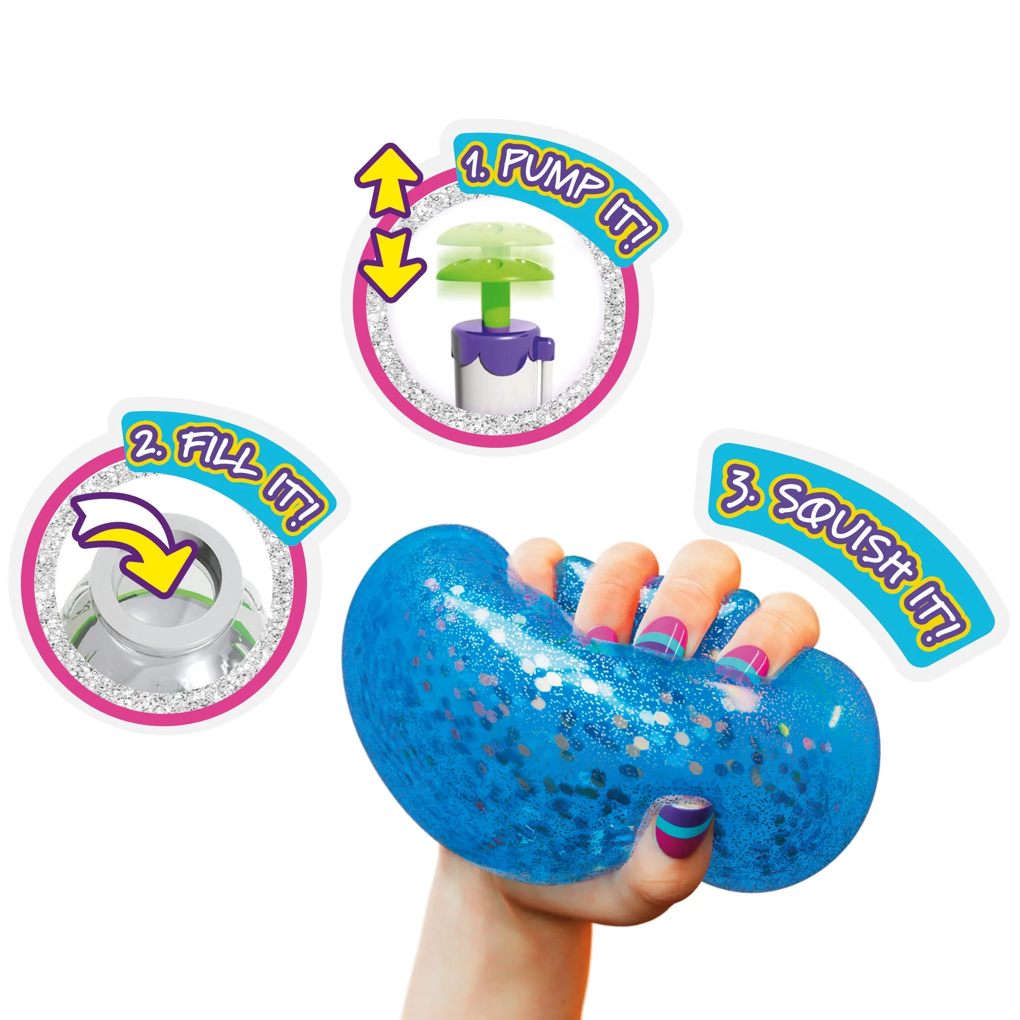 John Adams Doctor Squish Squishy Maker | Make Your Own Squishies | Social Media Sensation | Art & Craft Toy | Age 8+ | Includes Slime, Sparkles & Confetti | Gift Idea for Birthday & Christmas - Image 5