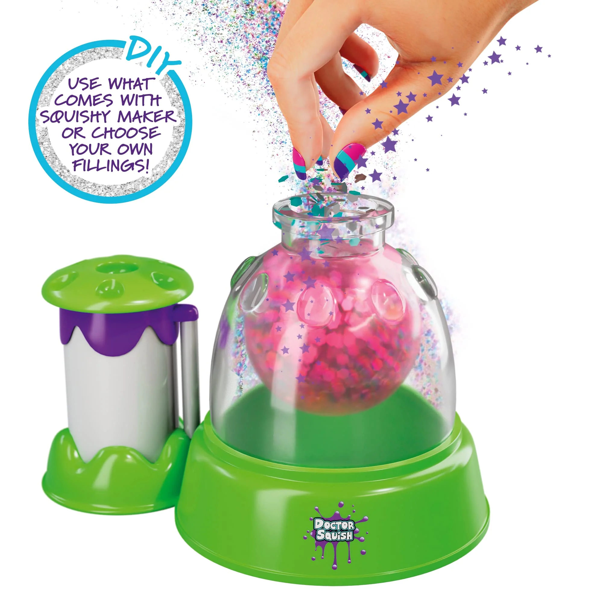 John Adams Doctor Squish Squishy Maker | Make Your Own Squishies | Social Media Sensation | Art & Craft Toy | Age 8+ | Includes Slime, Sparkles & Confetti | Gift Idea for Birthday & Christmas - Image 6
