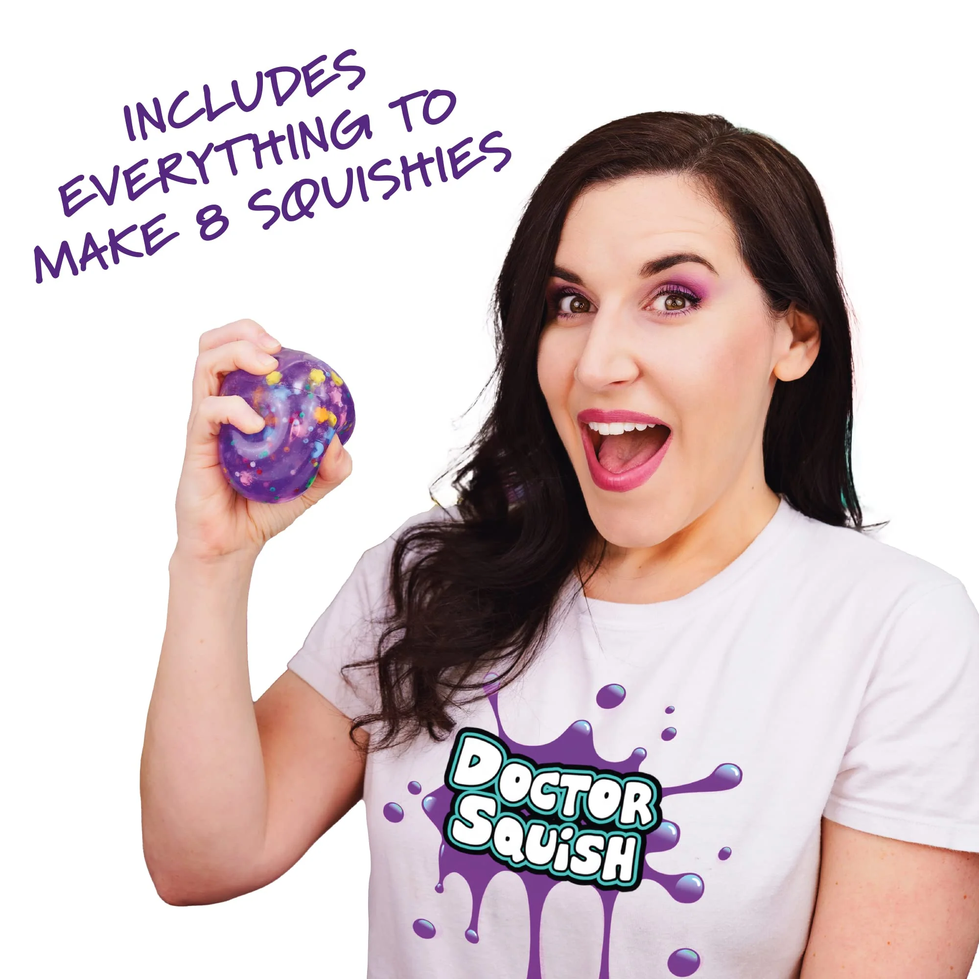 John Adams Doctor Squish Squishy Maker | Make Your Own Squishies | Social Media Sensation | Art & Craft Toy | Age 8+ | Includes Slime, Sparkles & Confetti | Gift Idea for Birthday & Christmas - Image 7