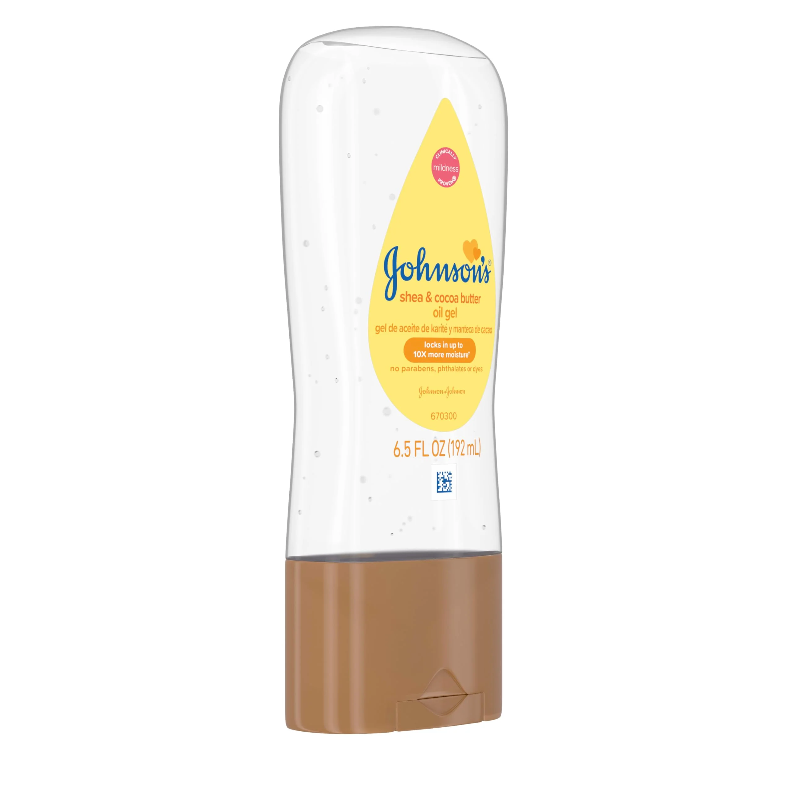 Johnson's Baby Oil Gel, Moisturizing Baby Massage Mineral Oil Enriched with Shea & Cocoa Butter, Dry Skin Relief for Babies, Kids & Adults, Nourishing & Gentle on Delicate Skin, 6.5 fl. oz, 6 Pack - Image 2