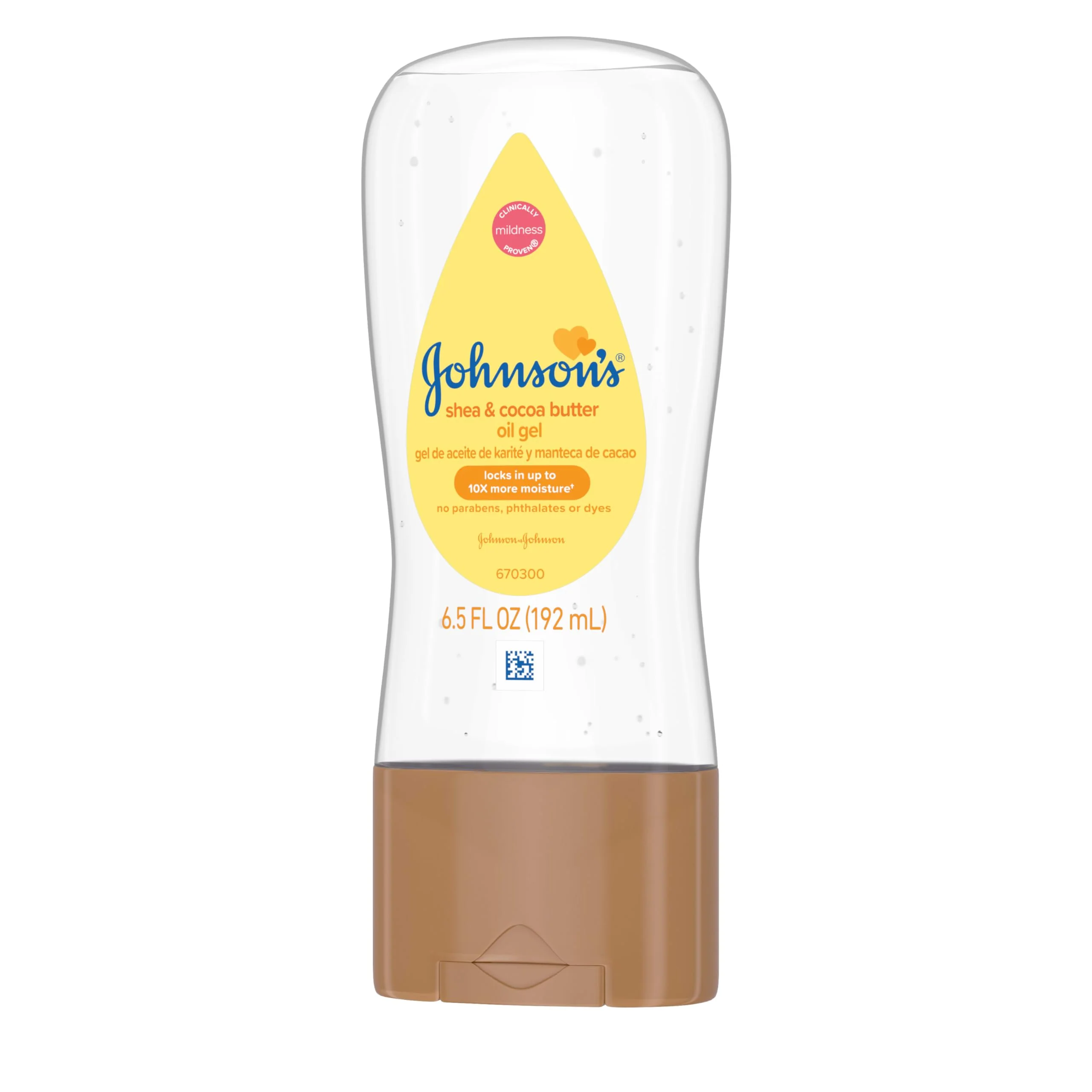 Johnson's Baby Oil Gel, Moisturizing Baby Massage Mineral Oil Enriched with Shea & Cocoa Butter, Dry Skin Relief for Babies, Kids & Adults, Nourishing & Gentle on Delicate Skin, 6.5 fl. oz, 6 Pack - Image 6