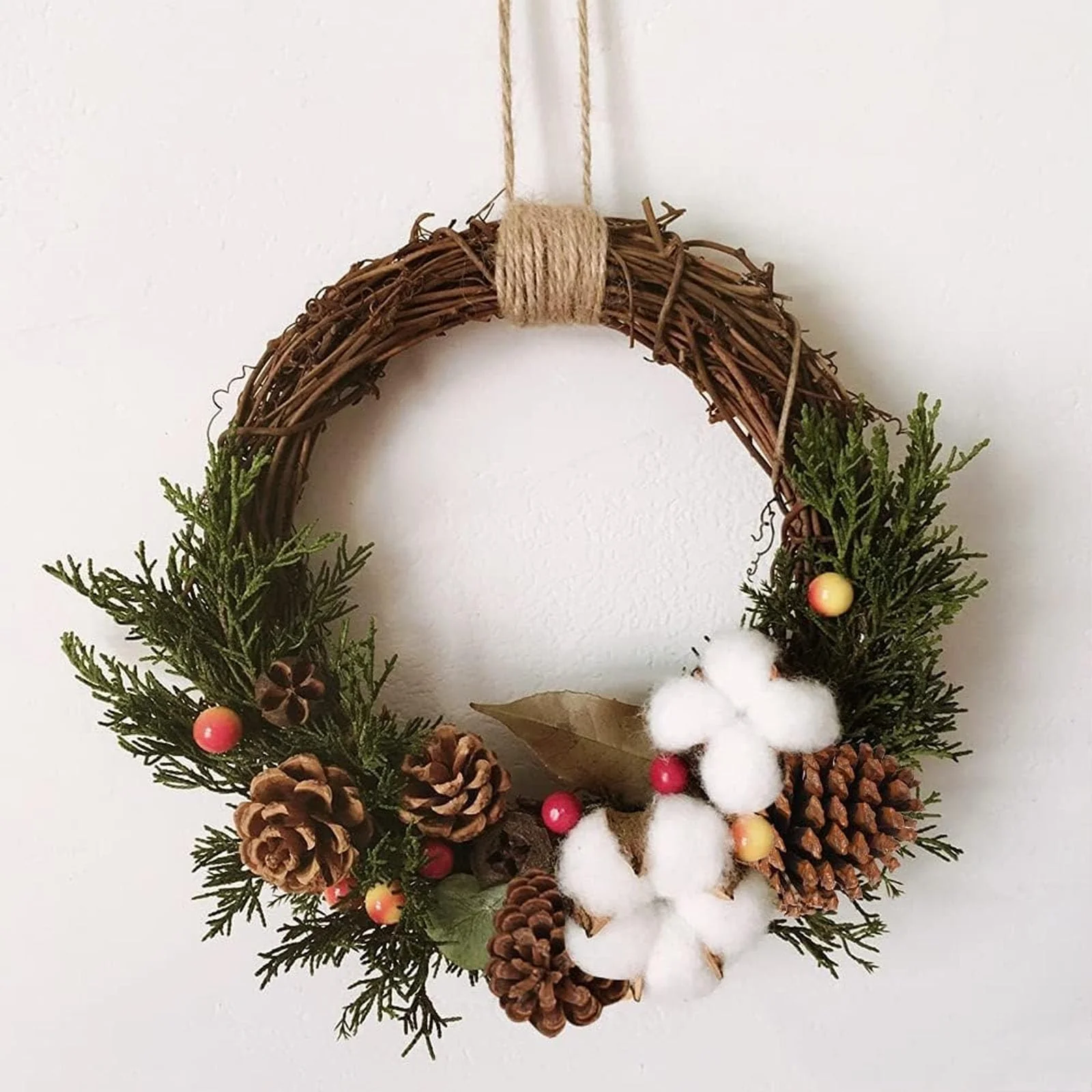 JOHOUSE 3.5-5Inch Natural Pine Cones Crafts, Natural Pinecone Ornaments Vase Fillers for Autumn and Winter Christmas Decorations - Image 4