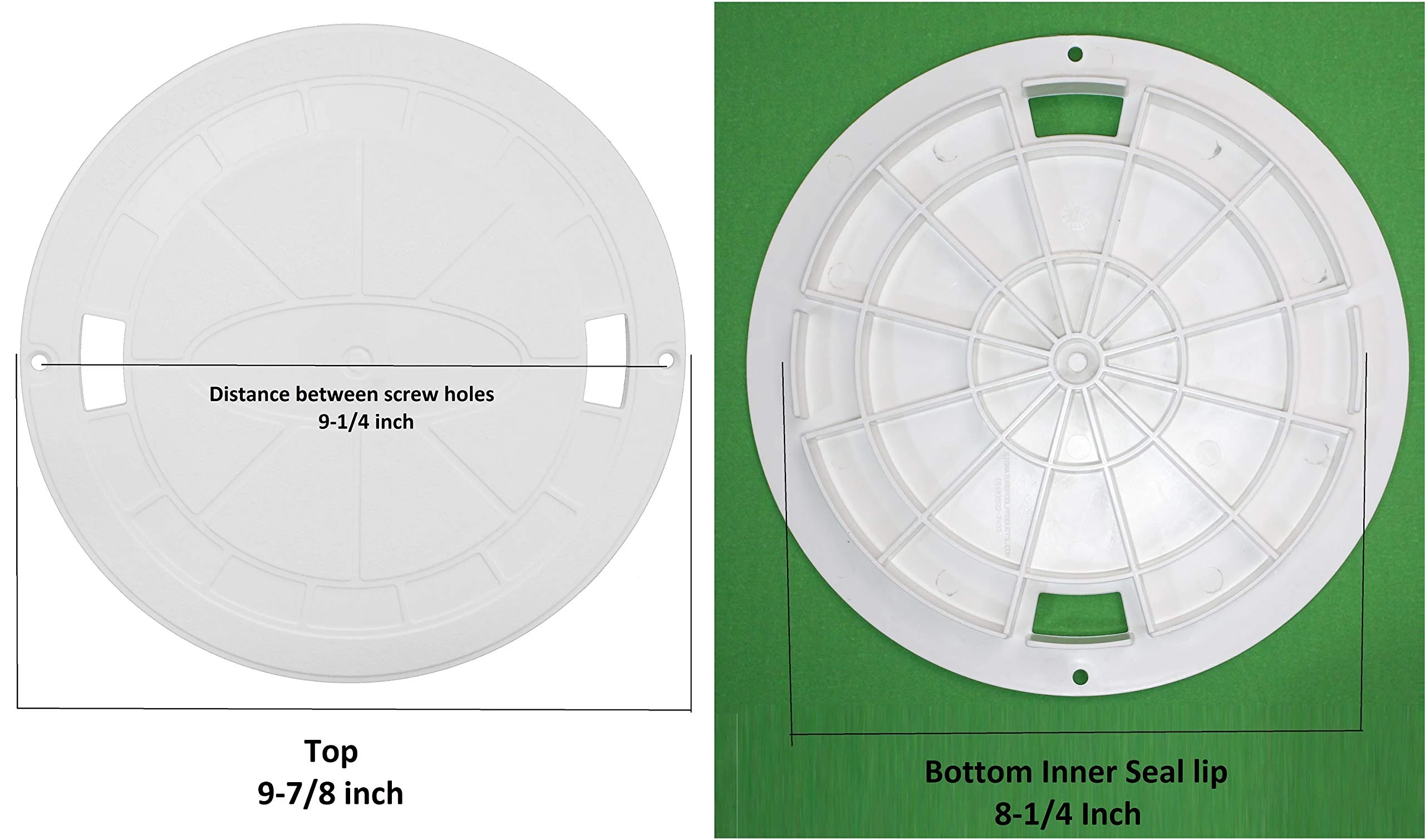 JSP Manufacturing Aftermarket Skimmer Lid Replacement for Hayward Swimming Pool Skimmer Deck Cover SP1070C SPX1070C (2) - Image 7