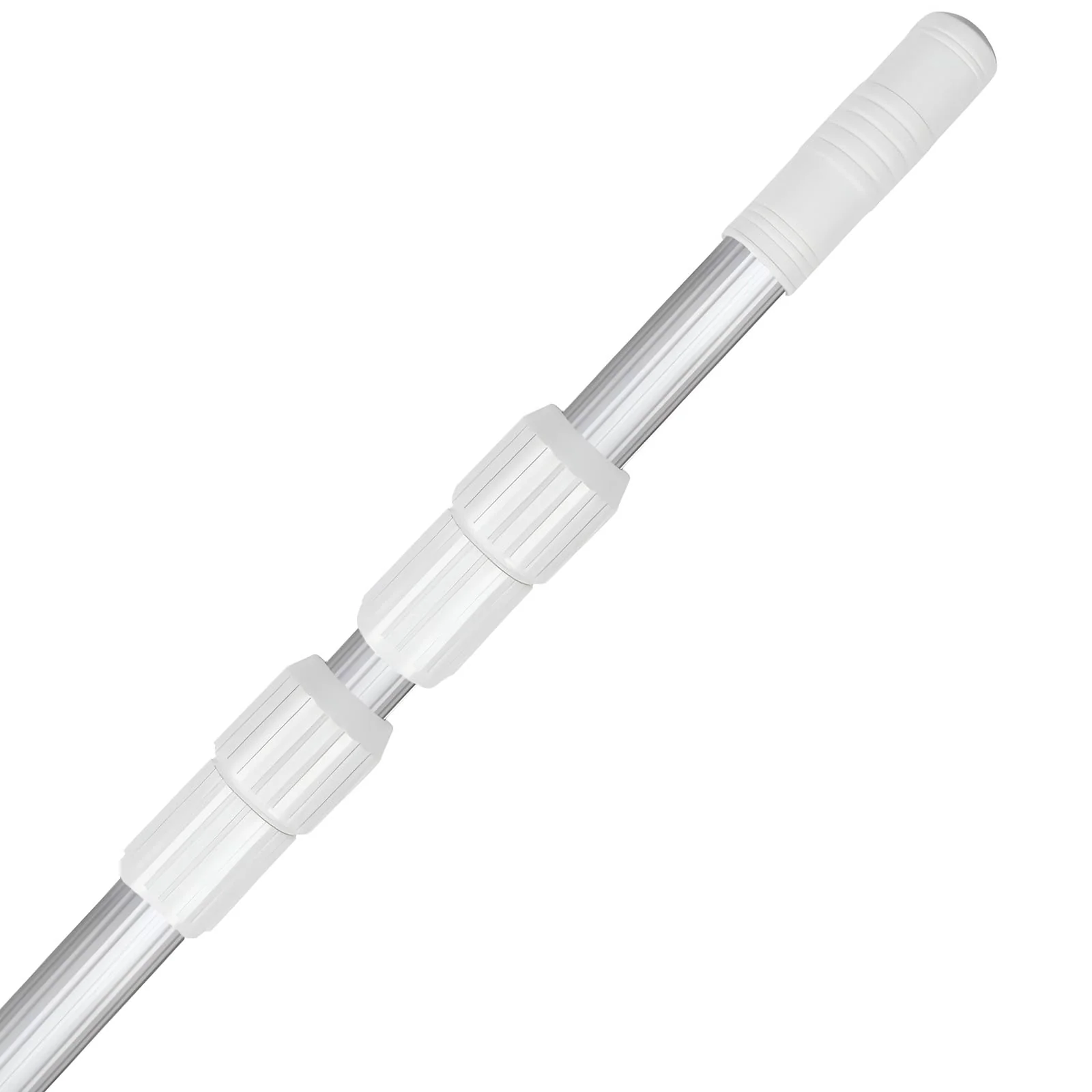 JSPJSP Pool Pole- Professional 9-Foot Telescopic Pool Cleaning Rod,Pool Rod Adjustable Telescopic Rod, Used for Cleaning Nets, Brushes, Vacuum Heads (9-feet)