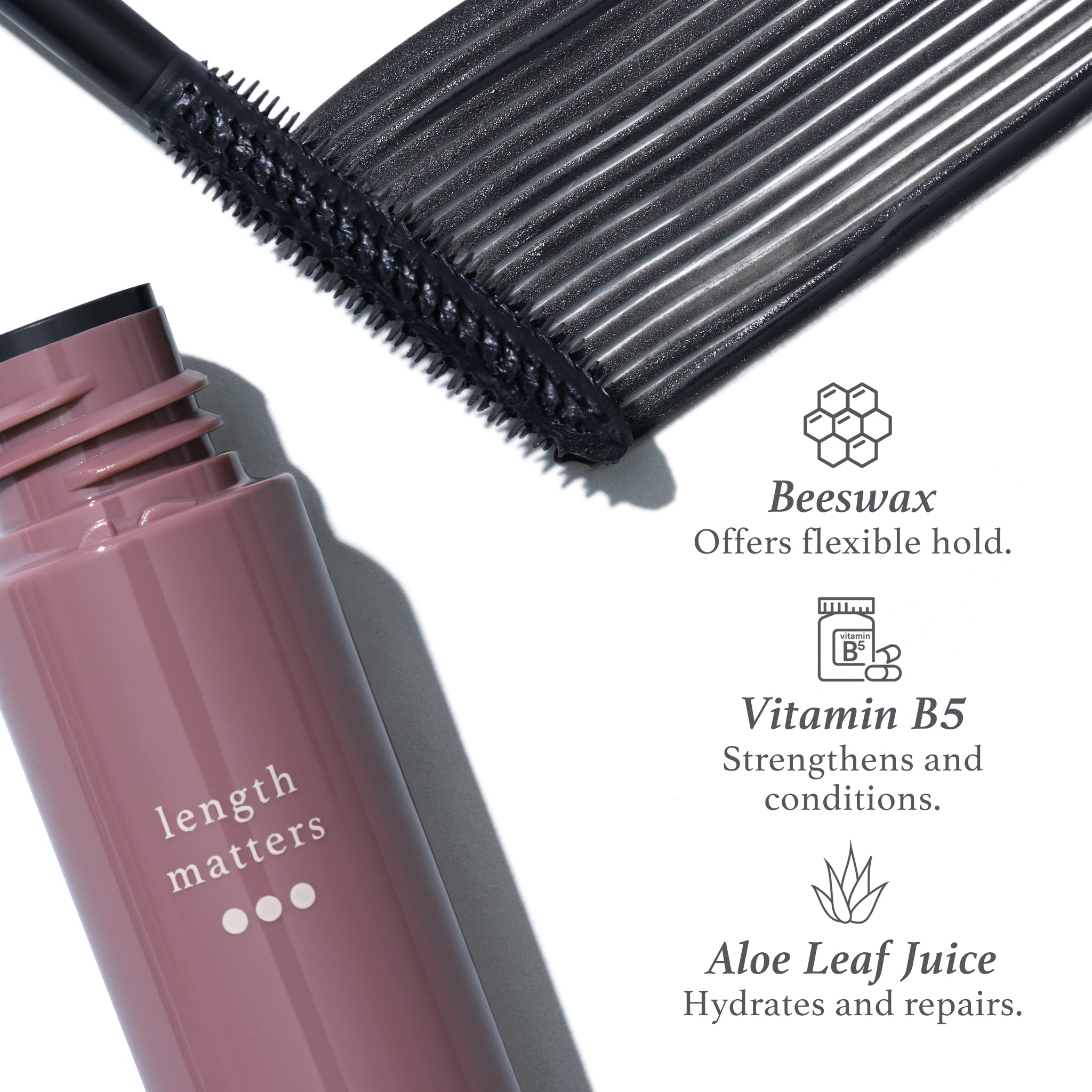 Julep Length Matters Buildable Lengthening Lash Mascara Black, 0.34 Fl Oz - Image 5