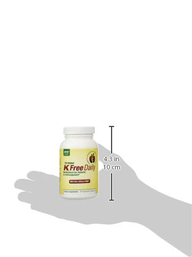 K Free Daily Multivitamin - No Vitamin K - Safe for People on Blood Thinners - 60 Capsules (2 Months Supply) - Image 2