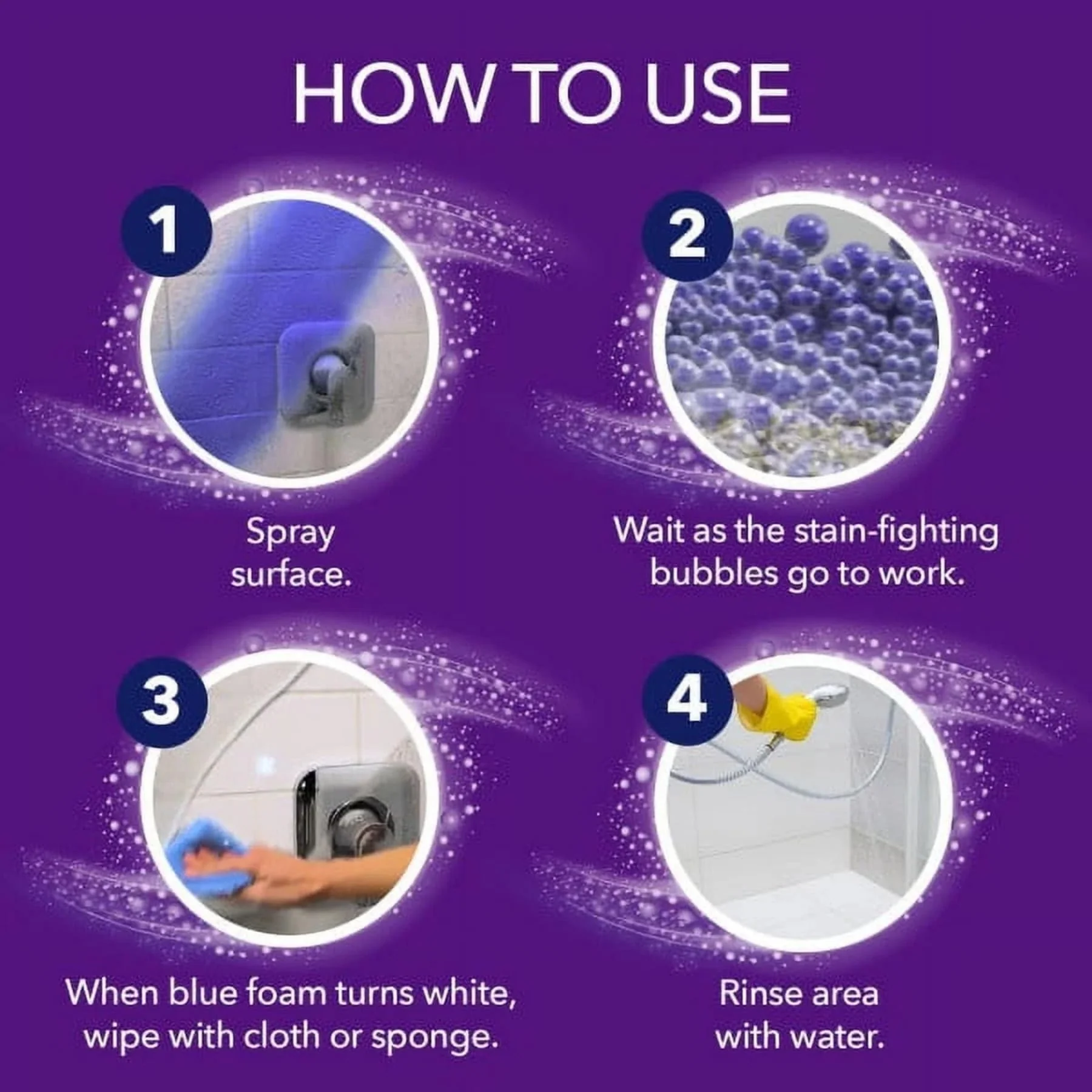 Kaboom 5703700071CT Foamtastic Bathroom Cleaner, Fresh Scent, 19 oz Spray Can, 8/Carton - Image 3