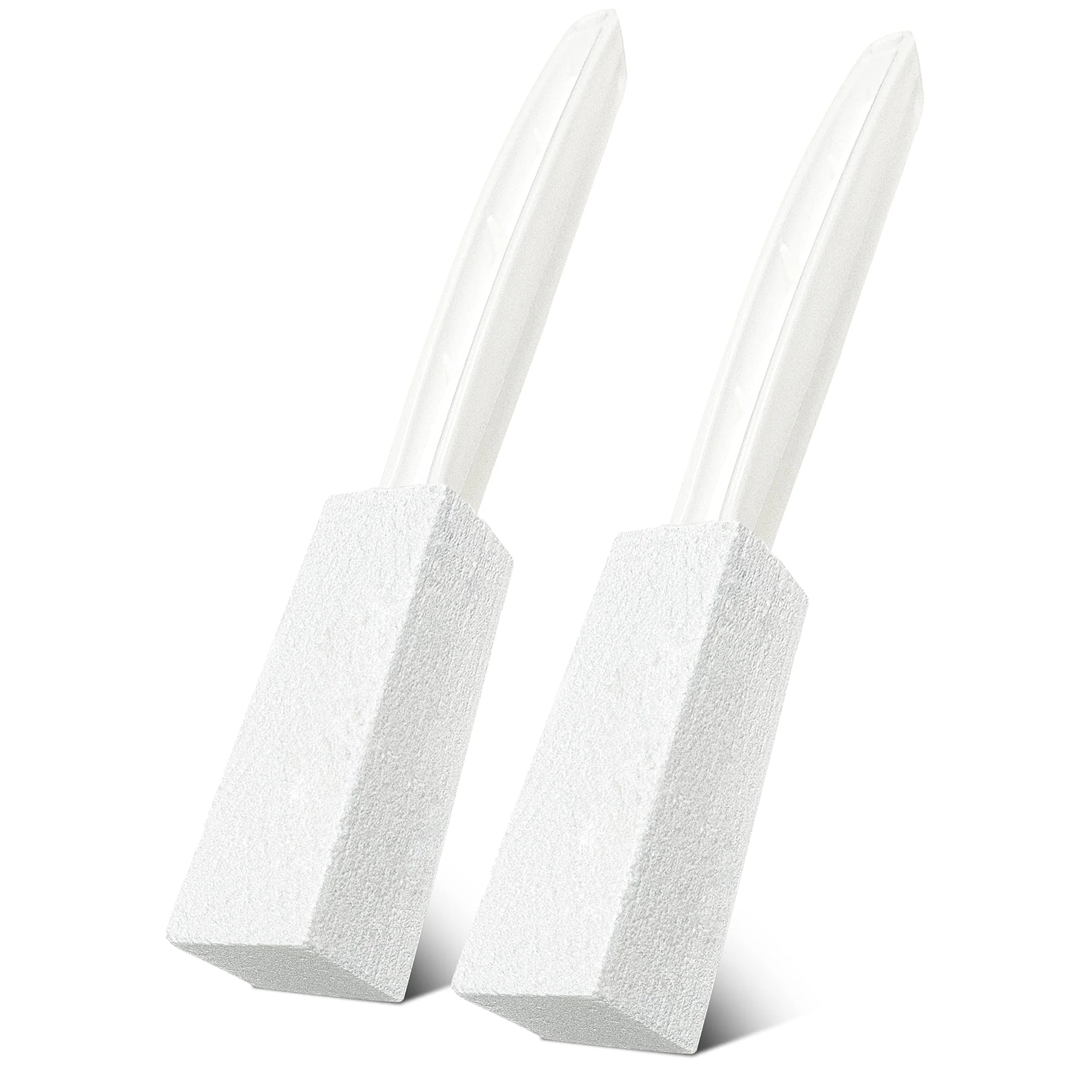 Kadden 2 Pack Toilet Cleaner Hard Water Build up Remover with Ergonomic Handle, Pumice Stone Cleanning Tool Stain Hard Water Ring Cleaner for Toilet, Pool, Bathroom, Sink