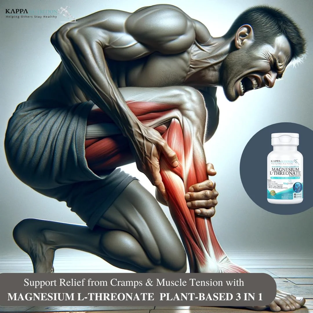 Kappa Nutrition Powered by Magbrain™ Magnesium L-Threonate Plant-Based, 90 Vegan Capsules, 420mg Elemental Magnesium (3 Capsules) from 2,253mg, Brain, Sleep & Muscle Support. - Image 7