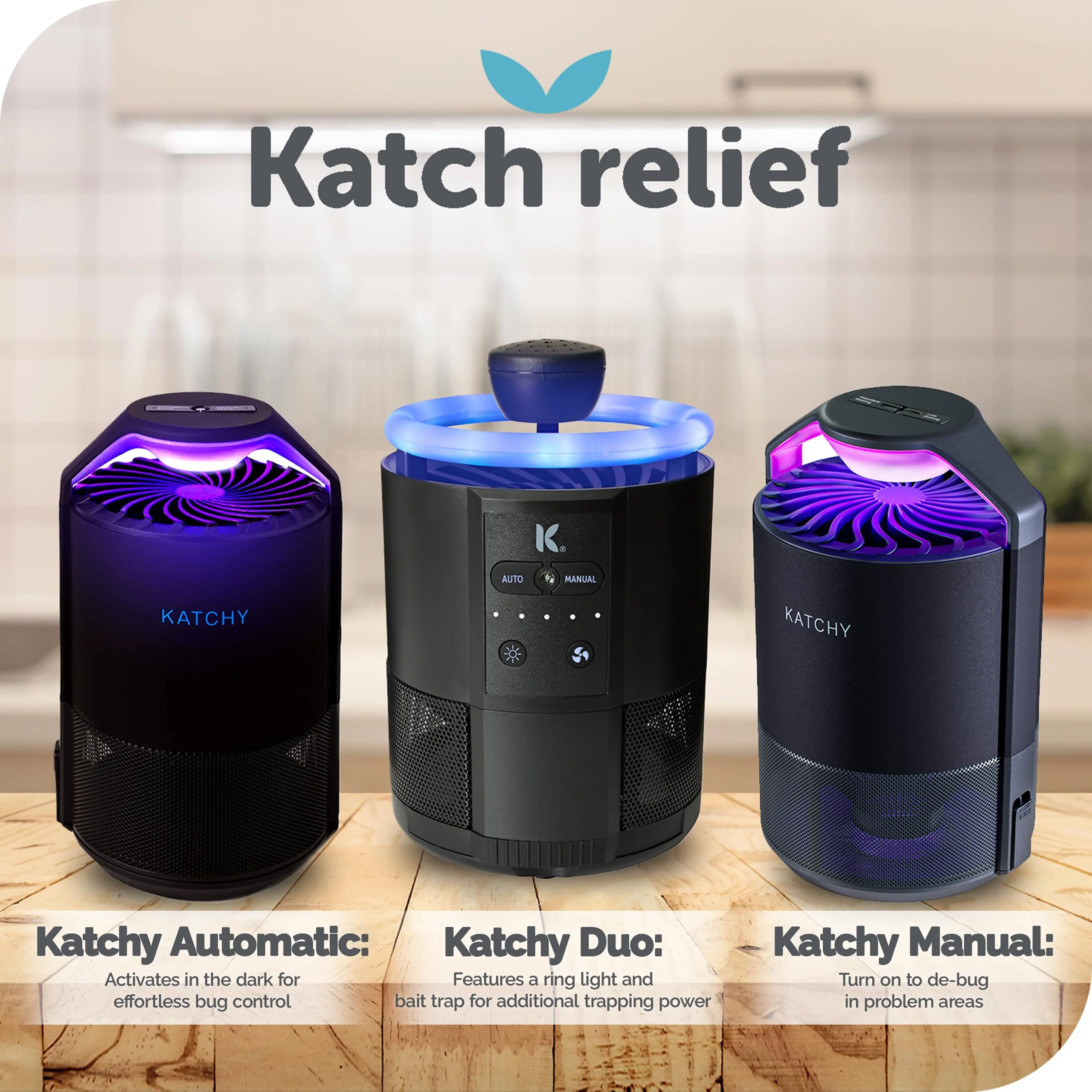 KATCHY Indoor Insect and Flying Bugs Trap Fruit Fly Gnat Mosquito Killer with UV Light Fan Sticky Glue Boards No Zapper White - Image 6