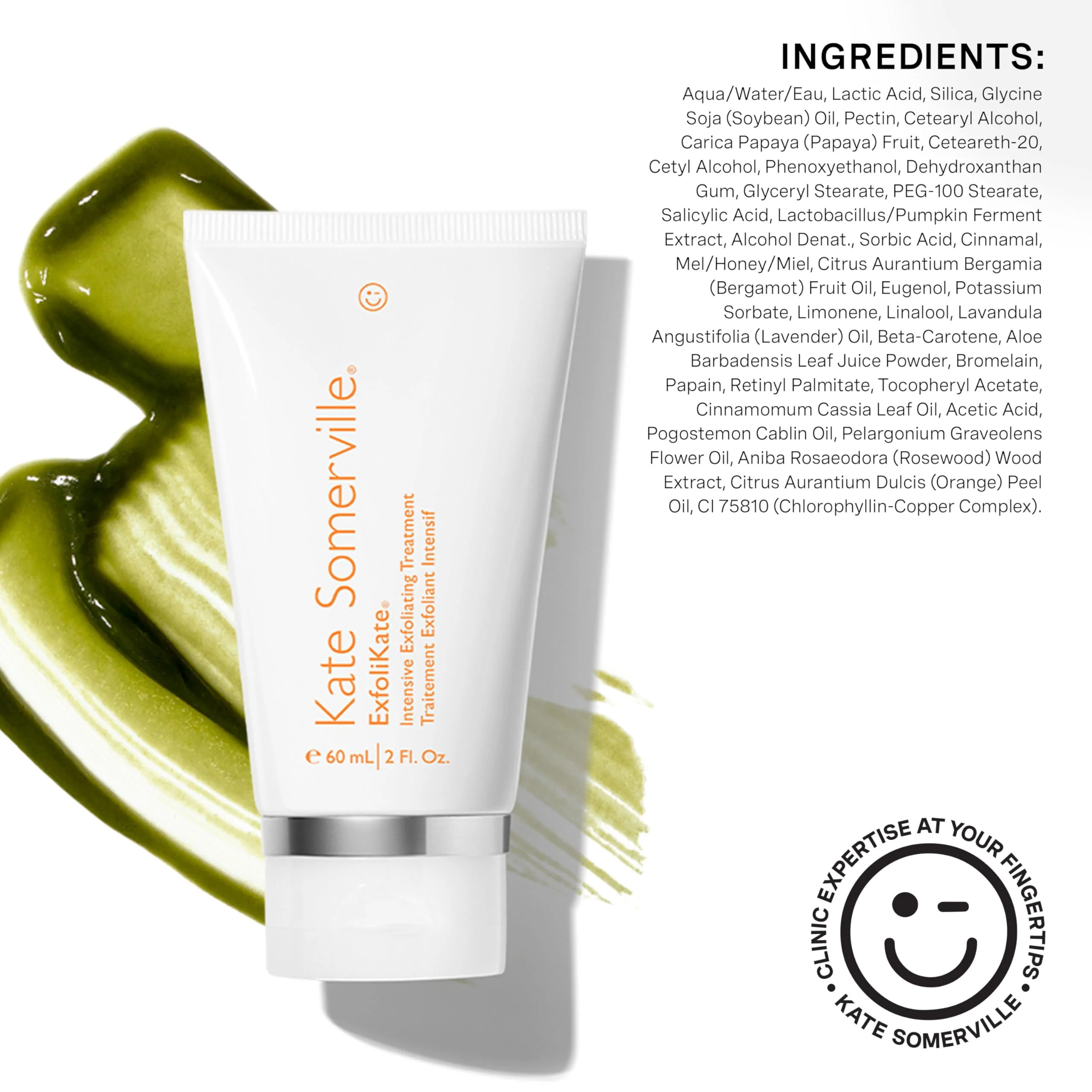 Kate Somerville ExfoliKate Intensive Exfoliating Treatment – Salicylic Acid and Lactic Acid Super Facial Scrub Improves Texture and Pores, 2 Fl Oz - Image 4