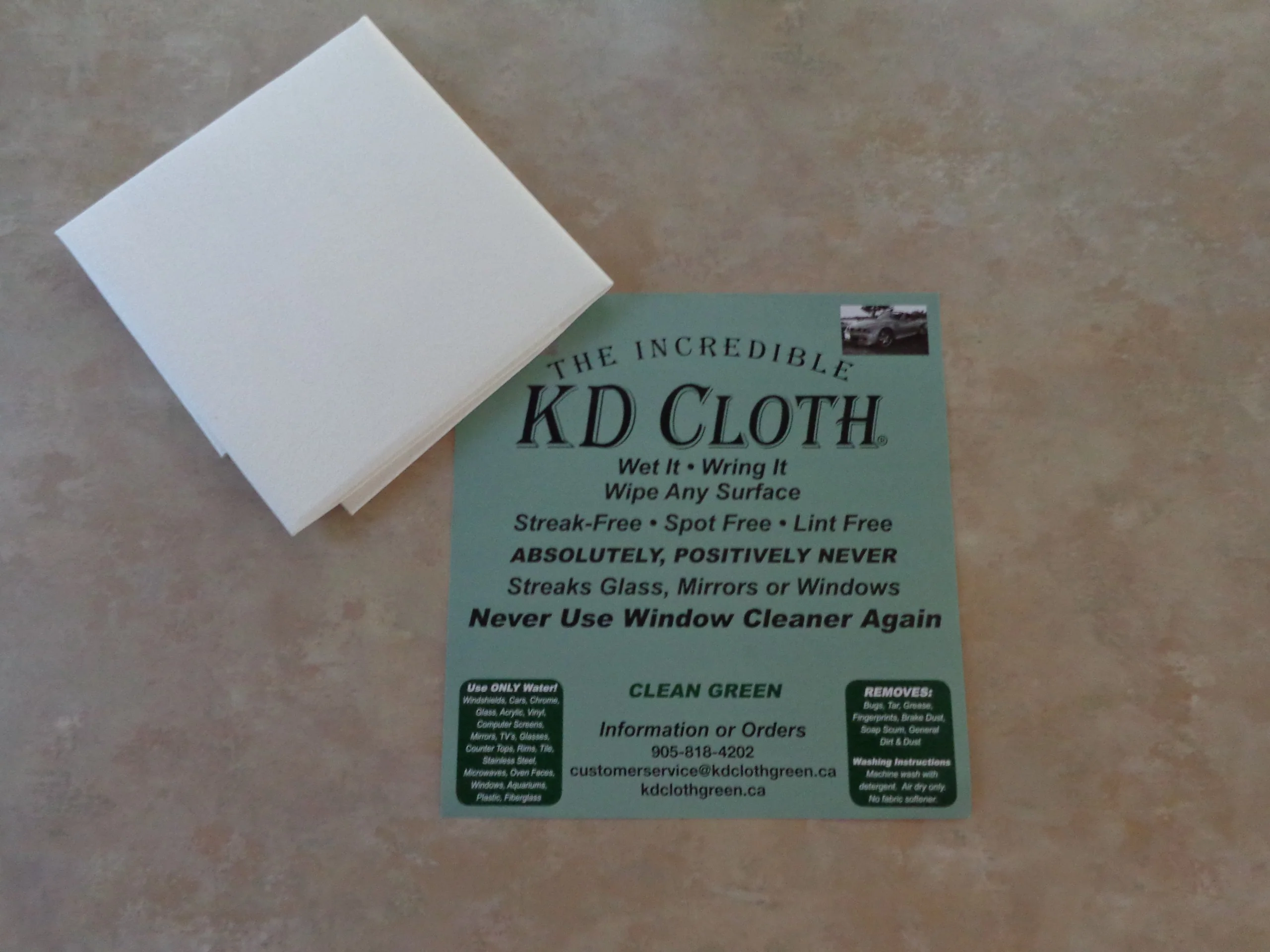 KD Cloth-Streak Free Shine with Only Water and KD Cloth - Image 3