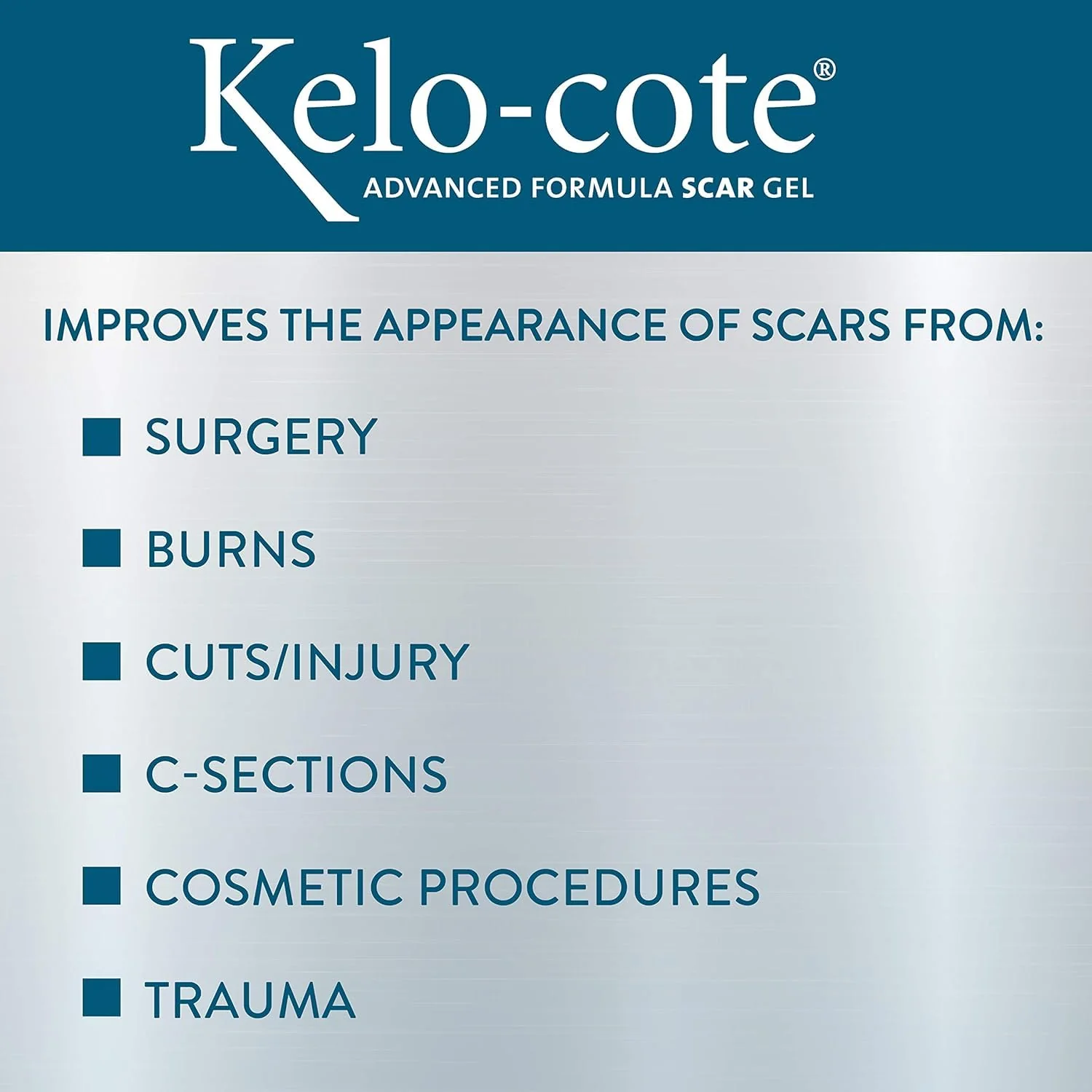 Kelo-cote Advanced Skincare Formula Scar Gel, Acne Scar, Burn Scar, Surgical Scar, C-Section Scar and Keloid Scar Treatment, 2.12 Ounces (60g) - Image 5