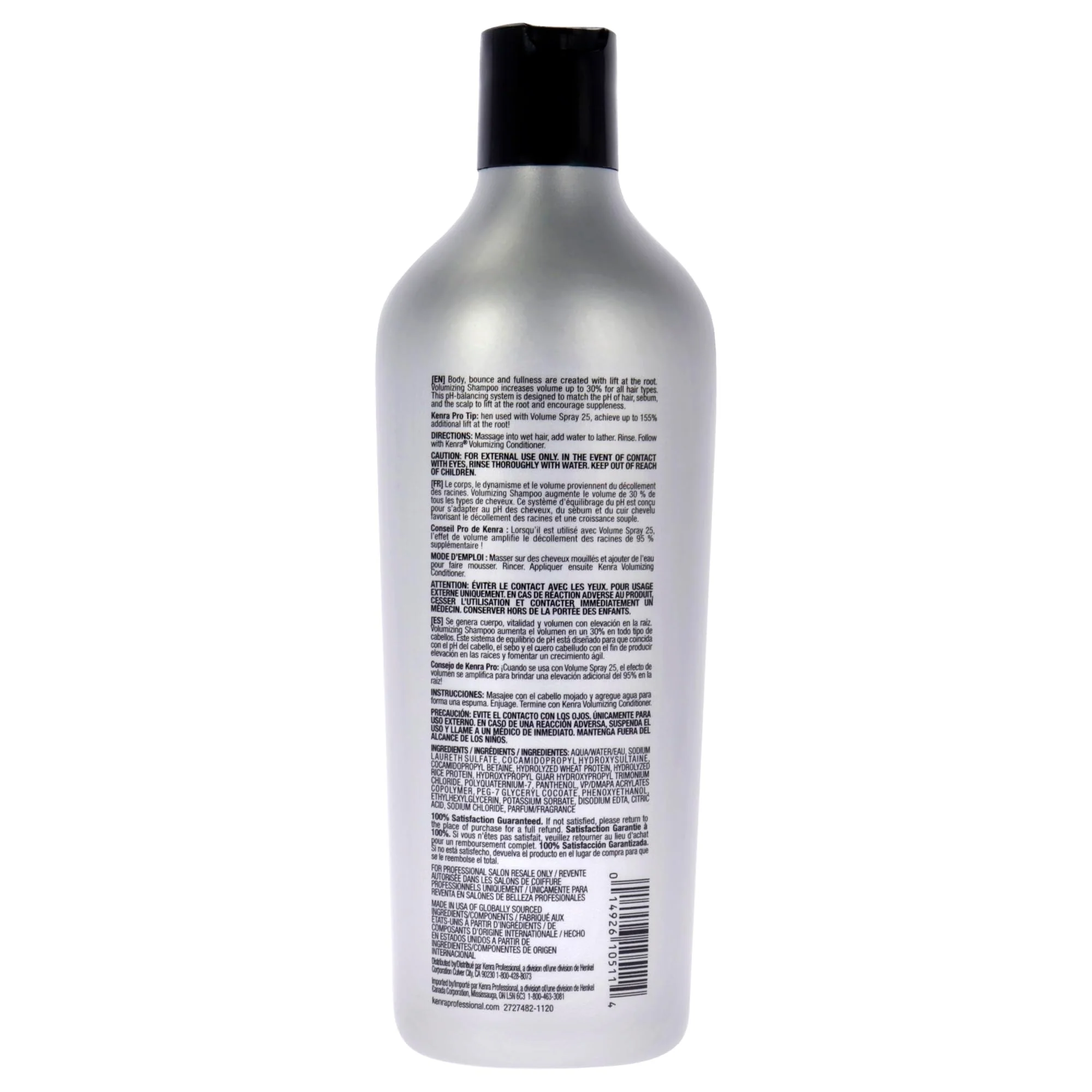 Kenra Professional Volumizing Shampoo | Maximize Volume | Creates Body, Bounce & Fullness | Increases Volume By 30% | Extends Lift From Stylers By Up To 155% | Fine To Medium Hair | 10.1 fl. Oz - Image 7