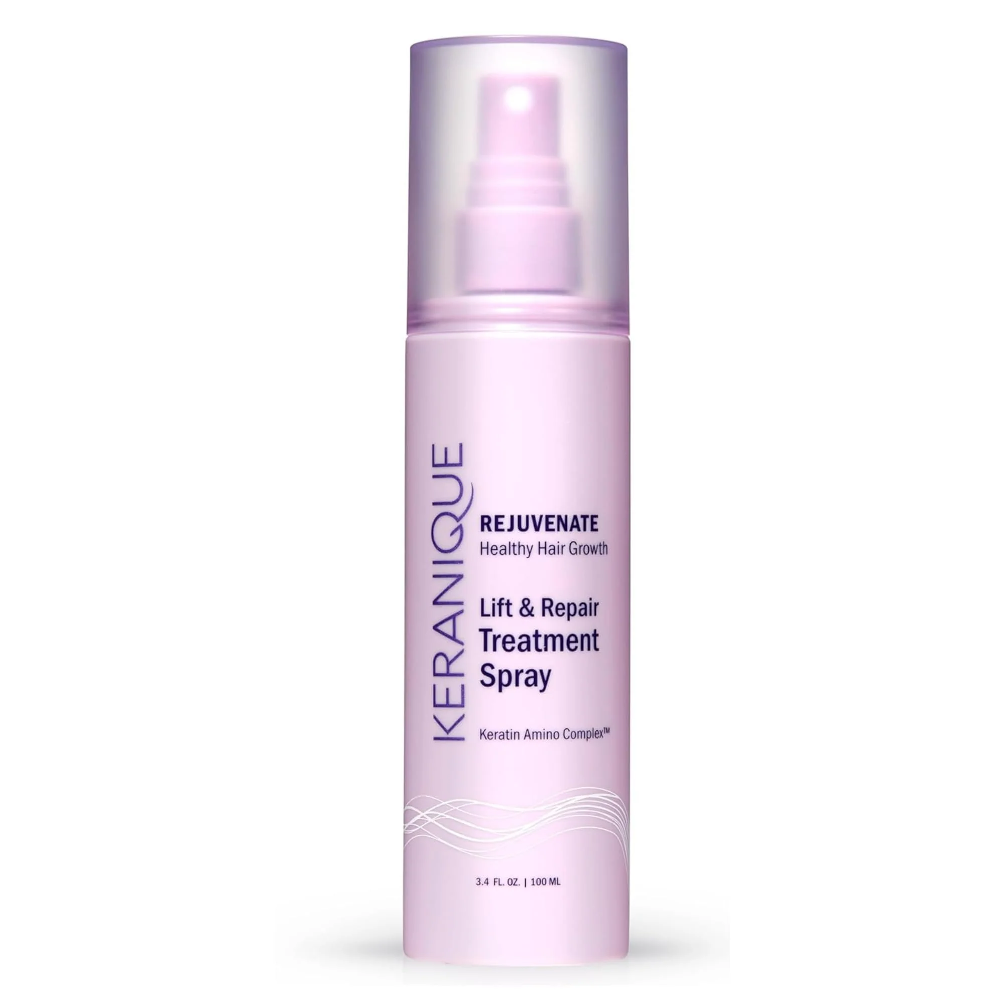 Keranique Lift and Repair Treatment Spray | Keratin Hair Treatment | Instant Volume and Body | Keratin Amino Complex, Free of Sulfates, Dyes and Parabens, 3.4 Fl Oz