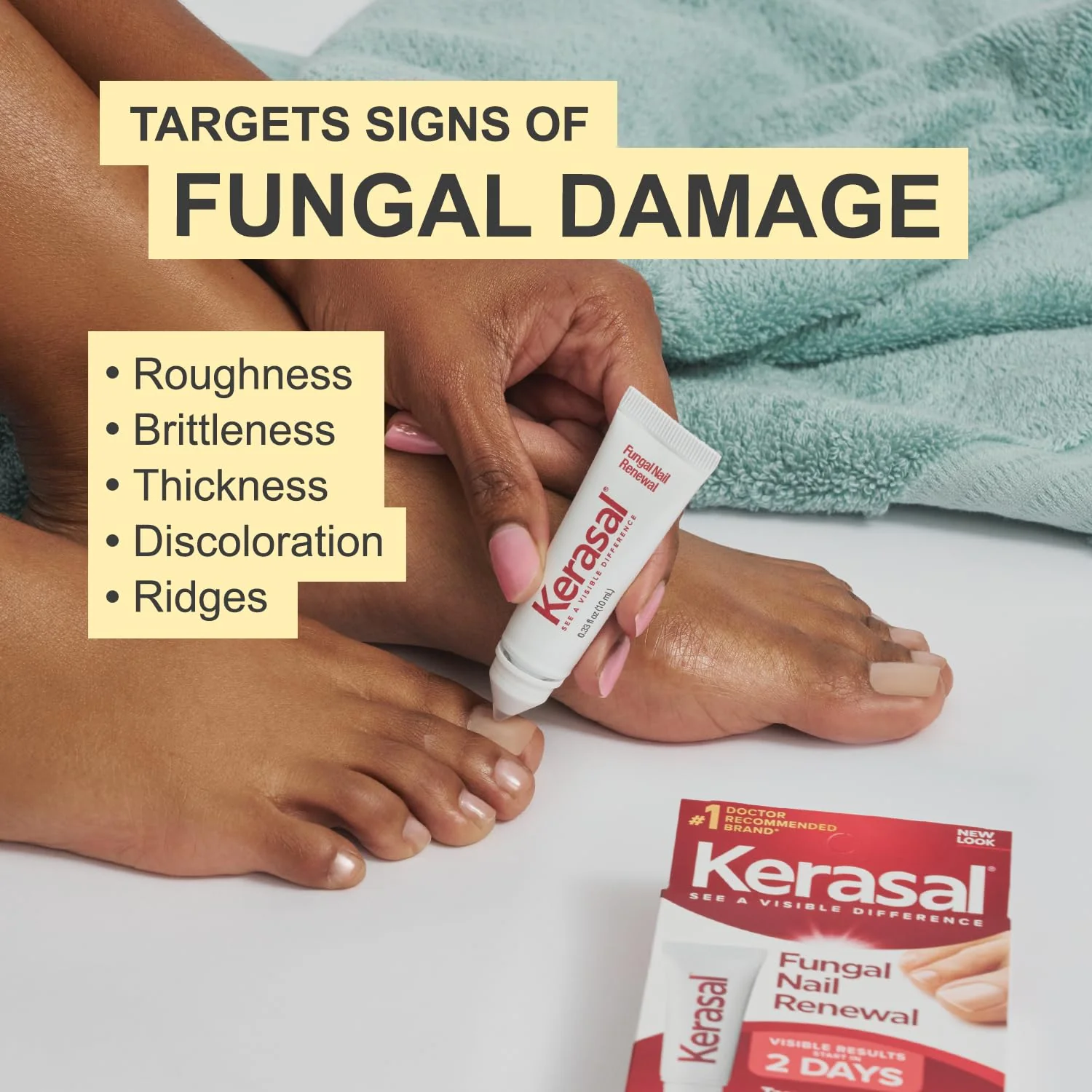 Kerasal Nail Fungus Extra Strength | Restorative Nail Repair for Damaged Nails, 0.33 fl oz (Packaging May Vary) - Image 3