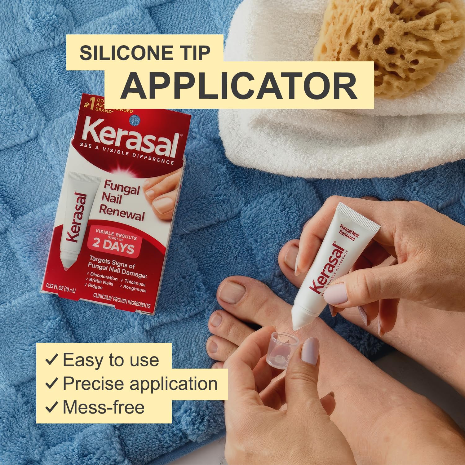 Kerasal Nail Fungus Extra Strength | Restorative Nail Repair for Damaged Nails, 0.33 fl oz (Packaging May Vary) - Image 6