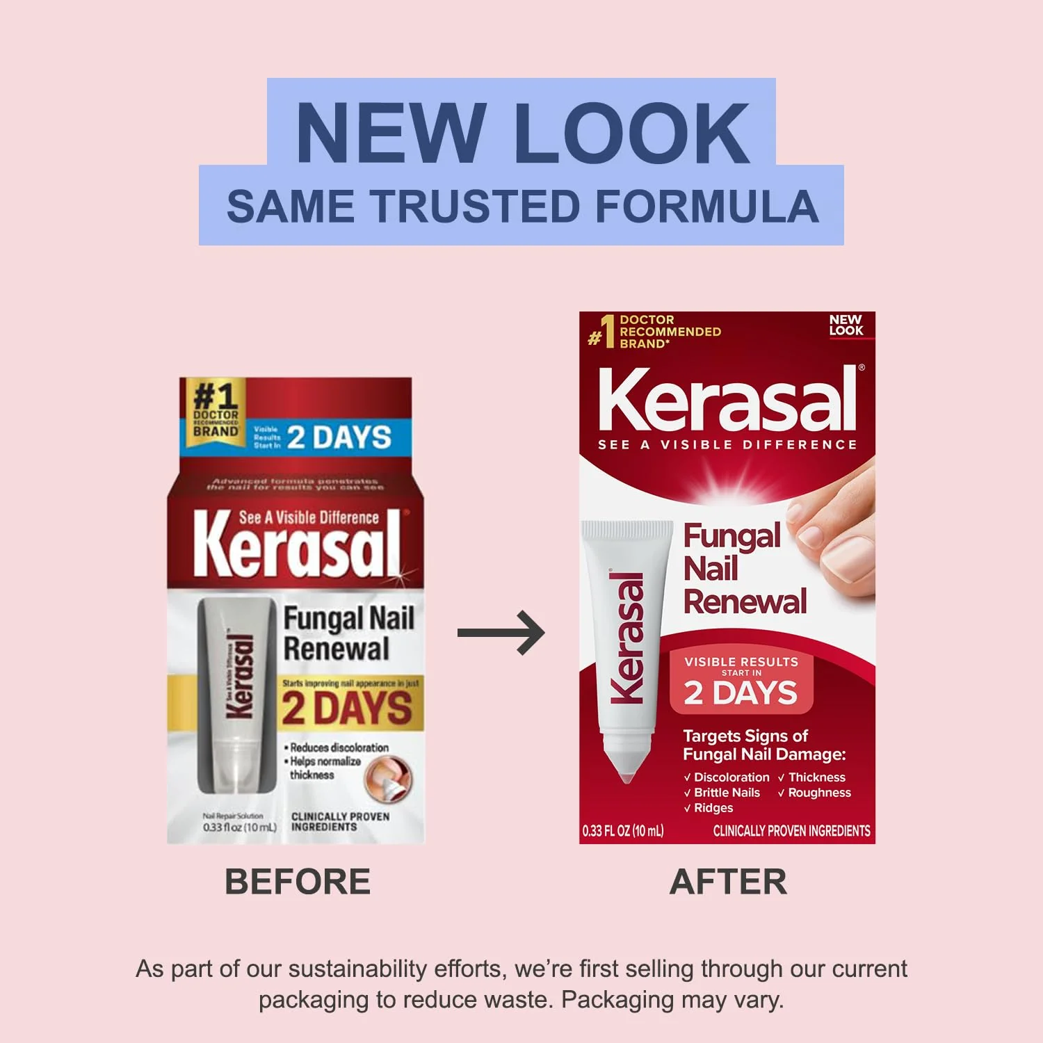 Kerasal Nail Fungus Extra Strength | Restorative Nail Repair for Damaged Nails, 0.33 fl oz (Packaging May Vary) - Image 8